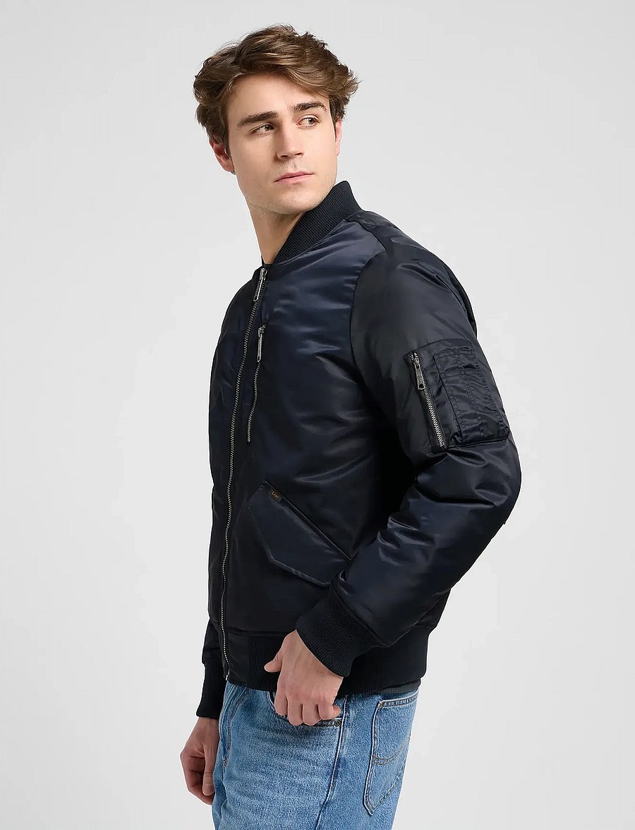 Lee Jeans - BOMBER JACKET - forårsjakker - black - 4
