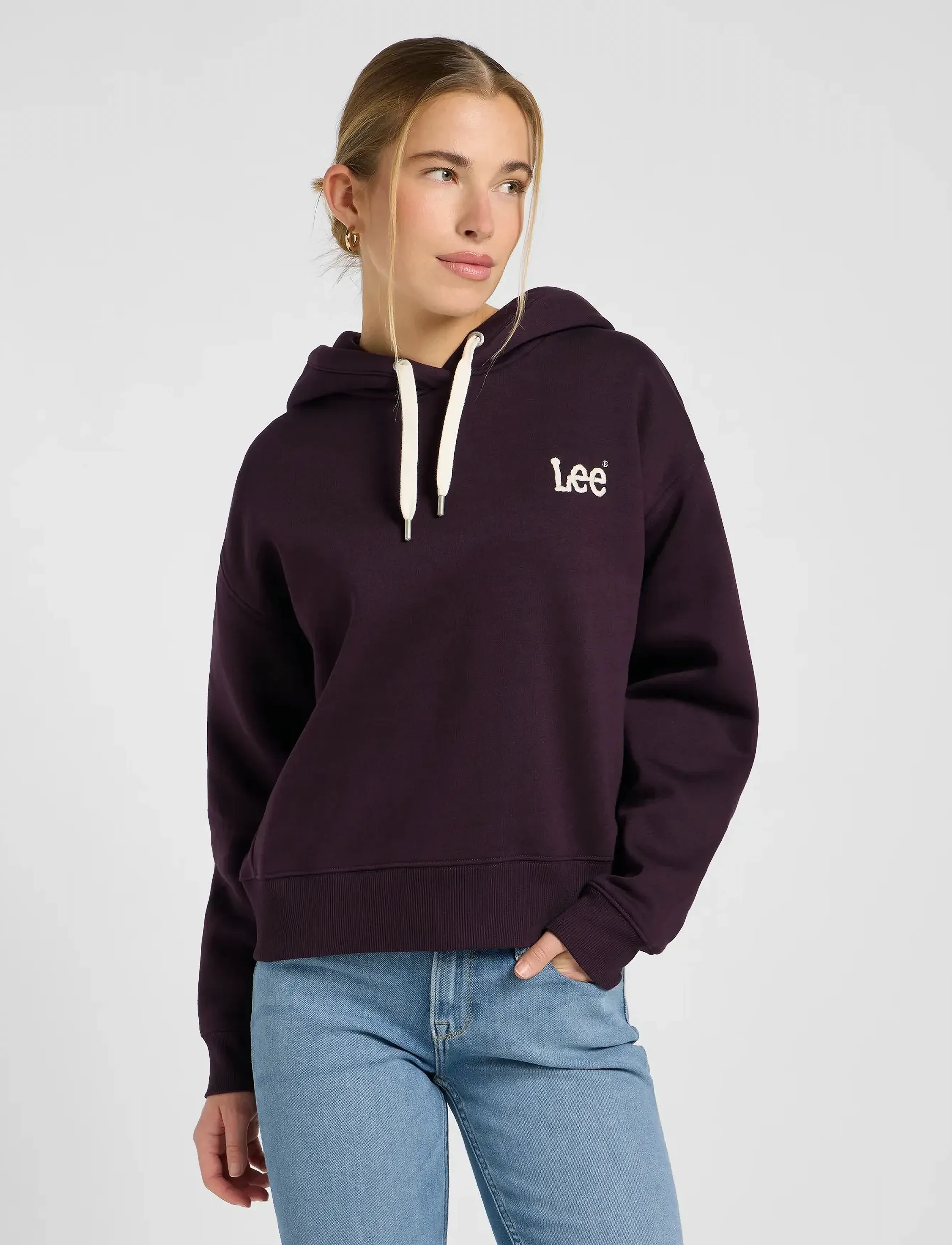 Lee Jeans Essential Hoodie (LJS112371336) - Hoodies - Boozt.com