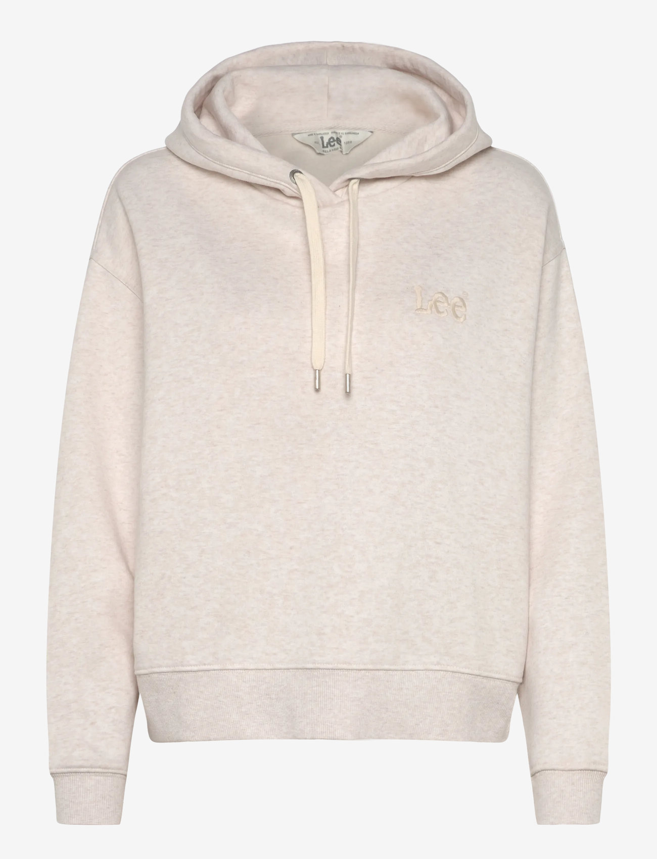 Lee Jeans - ESSENTIAL HOODIE - hoodies - ecru heather - 1