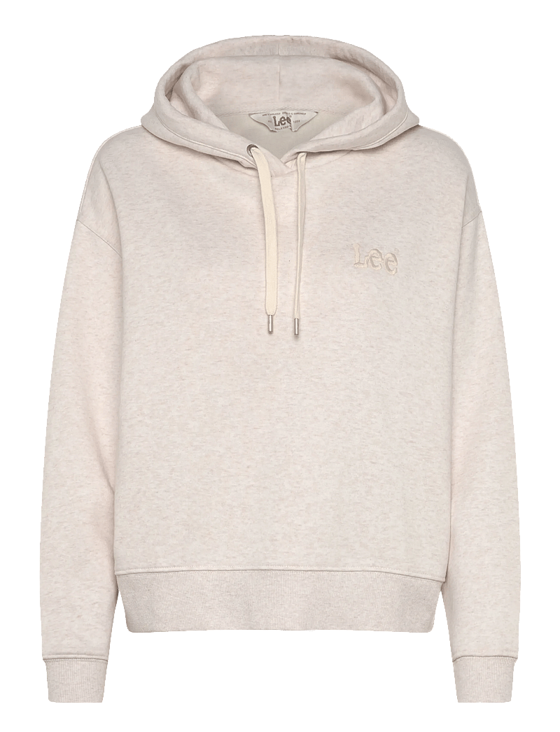 Lee Jeans - ESSENTIAL HOODIE - kapuutsiga dressipluusid - ecru heather - 1
