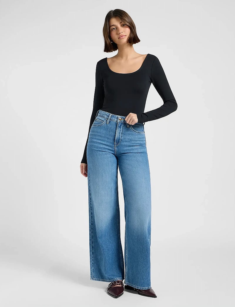 Lee Jeans - STELLA - hosen mit weitem bein - threaded - 4