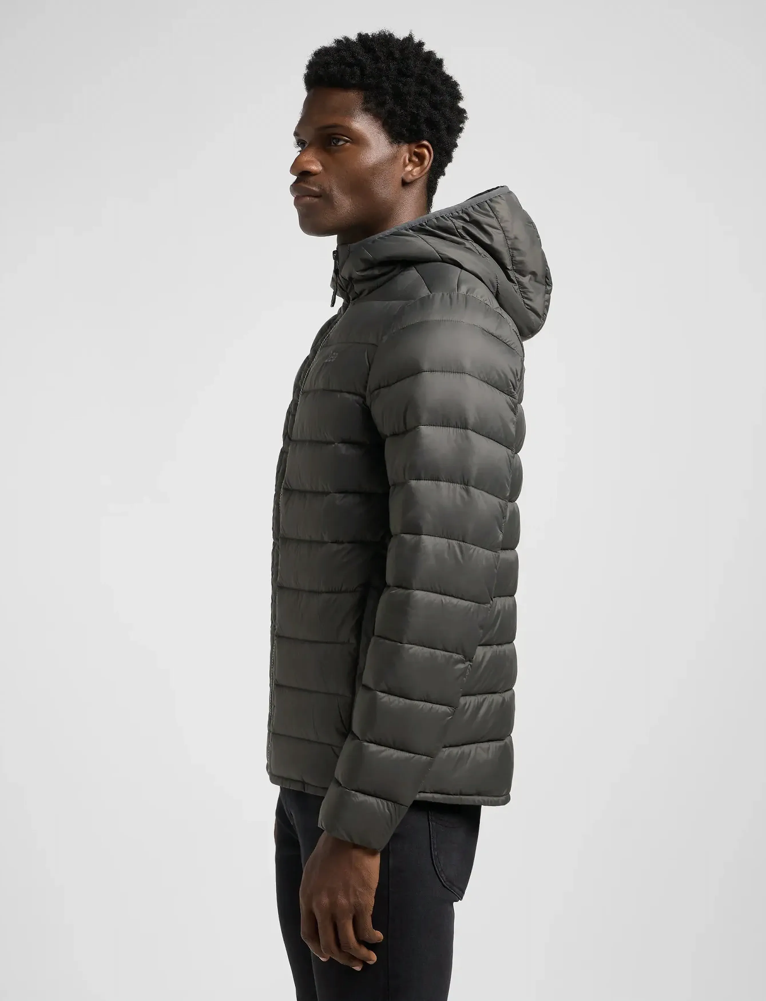 Lee Jeans - PUFFER JACKET - vinterjackor - static gray - 5