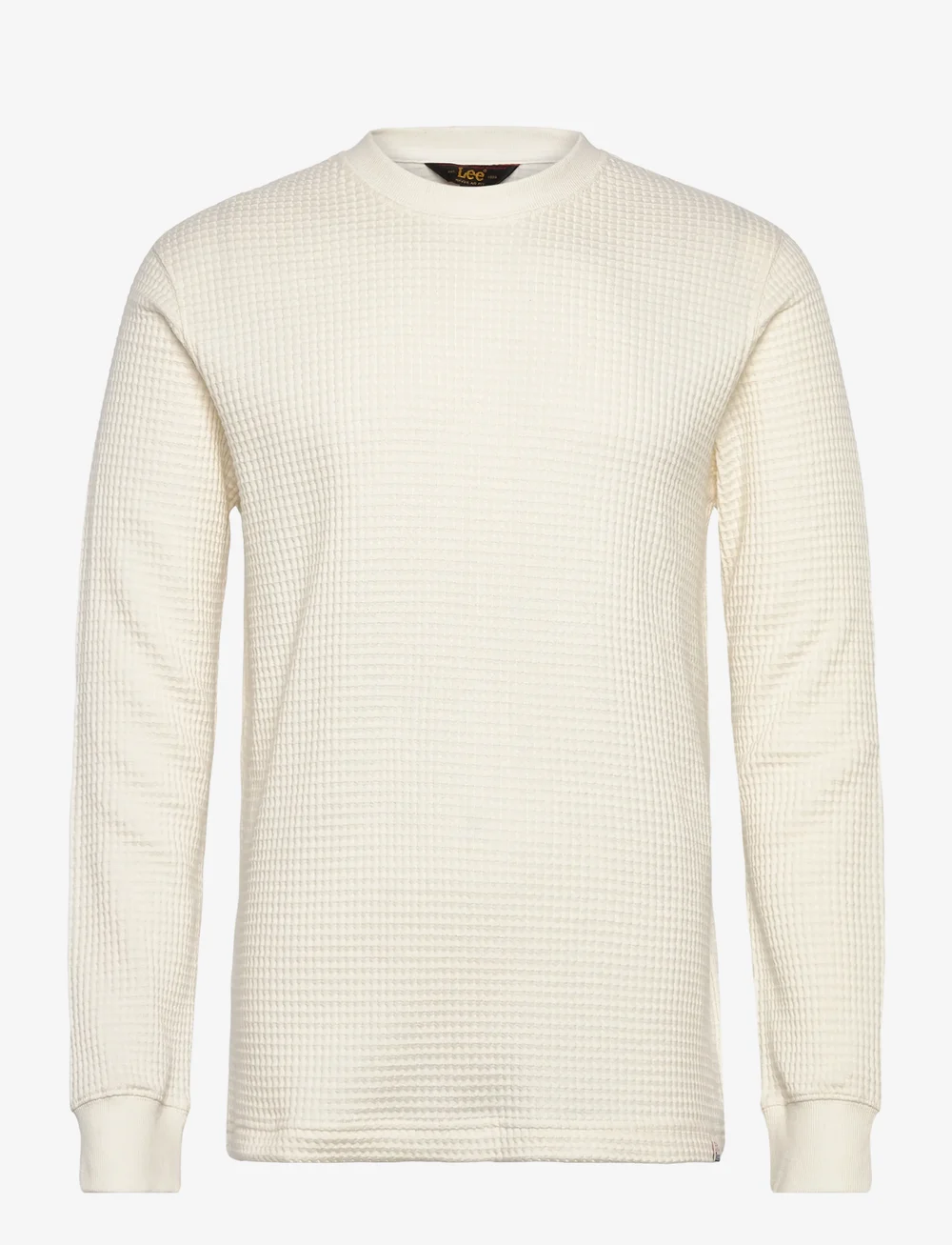 Lee Jeans - LS WAFFLE TEE - pitkähihaiset - ecru - 1