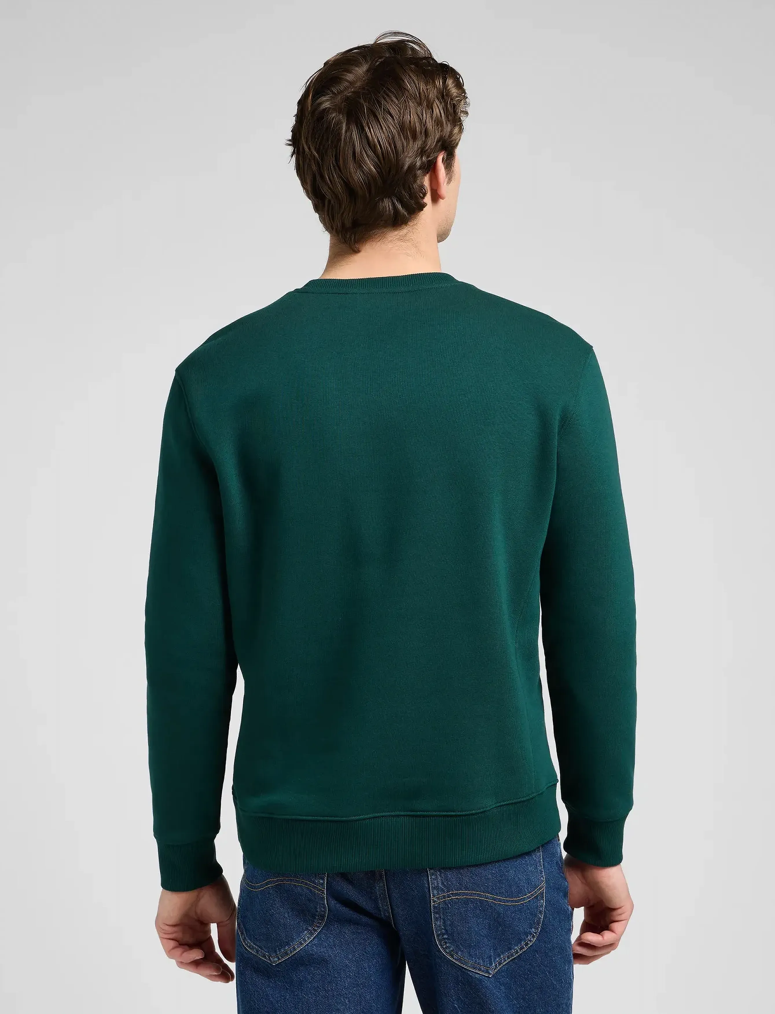 Lee Jeans - PATCH CREW SWS - sweatshirts - jade forest - 3