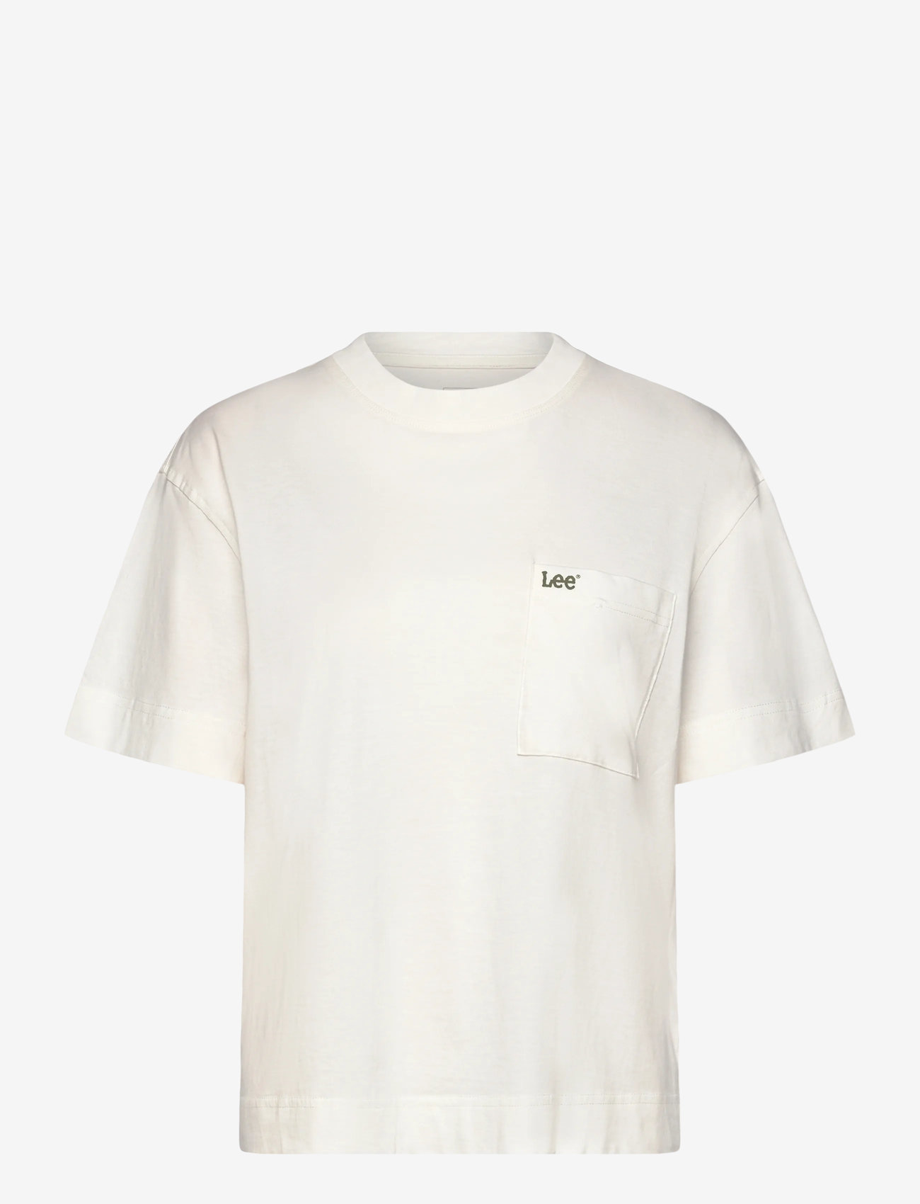 Lee Jeans - SS POCKET TEE - sügisesed riided - ecru - 1