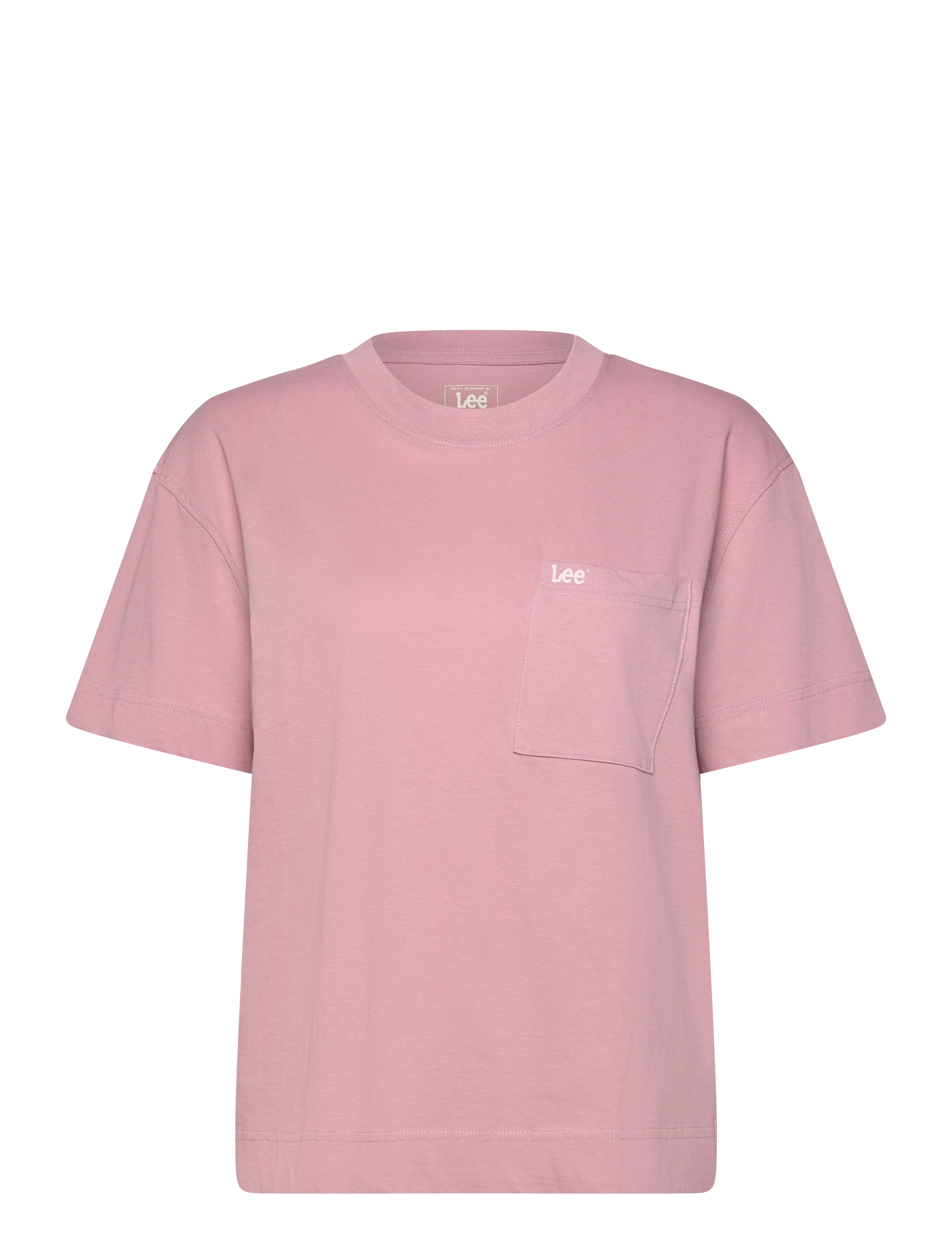 Lee Jeans SS POCKET TEE - Kläder - PRETTY PLUM / pink/rose