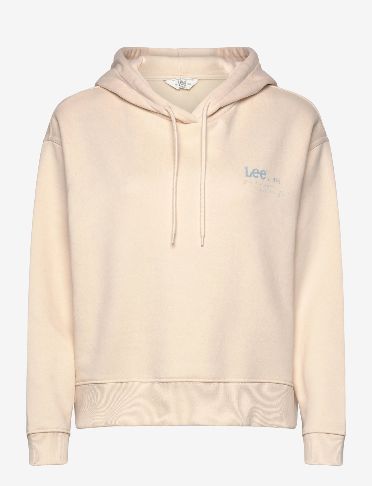 Lee Jeans - LOGO HOODIE - ecru - 1