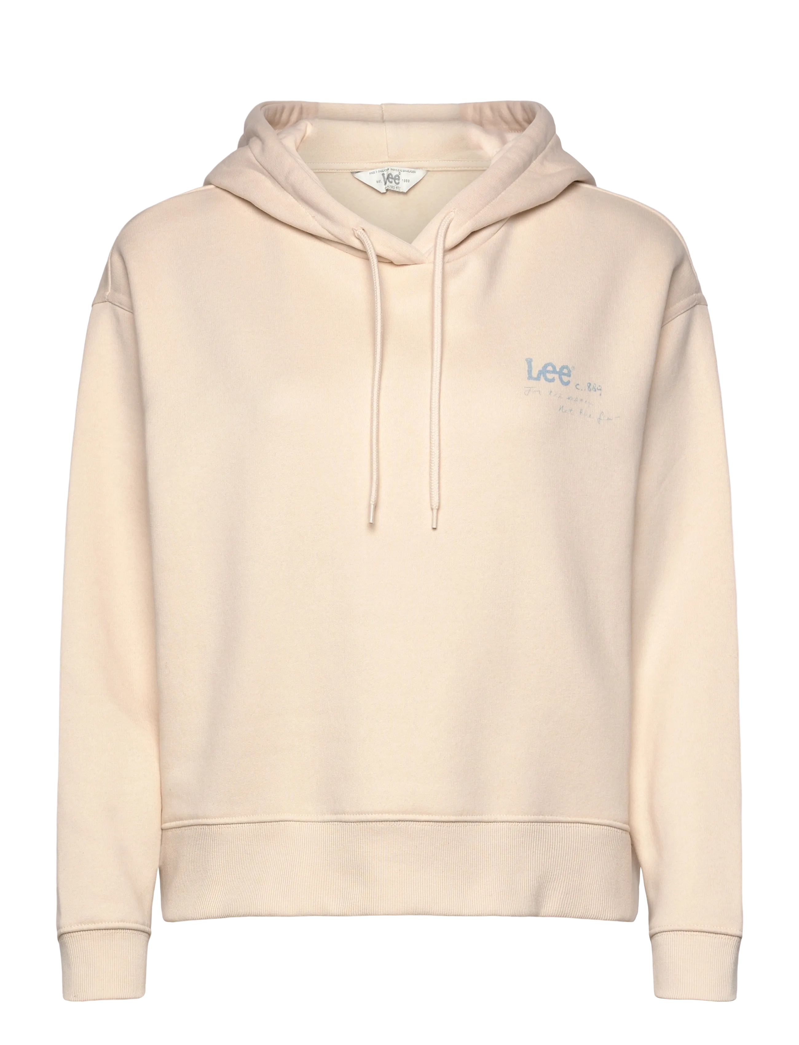 LOGO HOODIE - ECRU