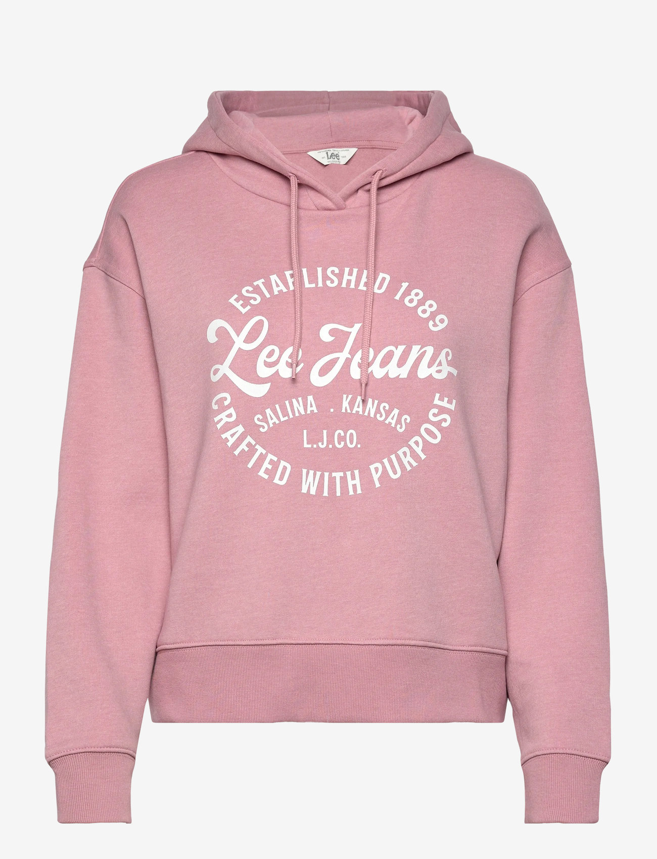 Lee Jeans - LOGO HOODIE - hættetrøjer - pretty plum - 1