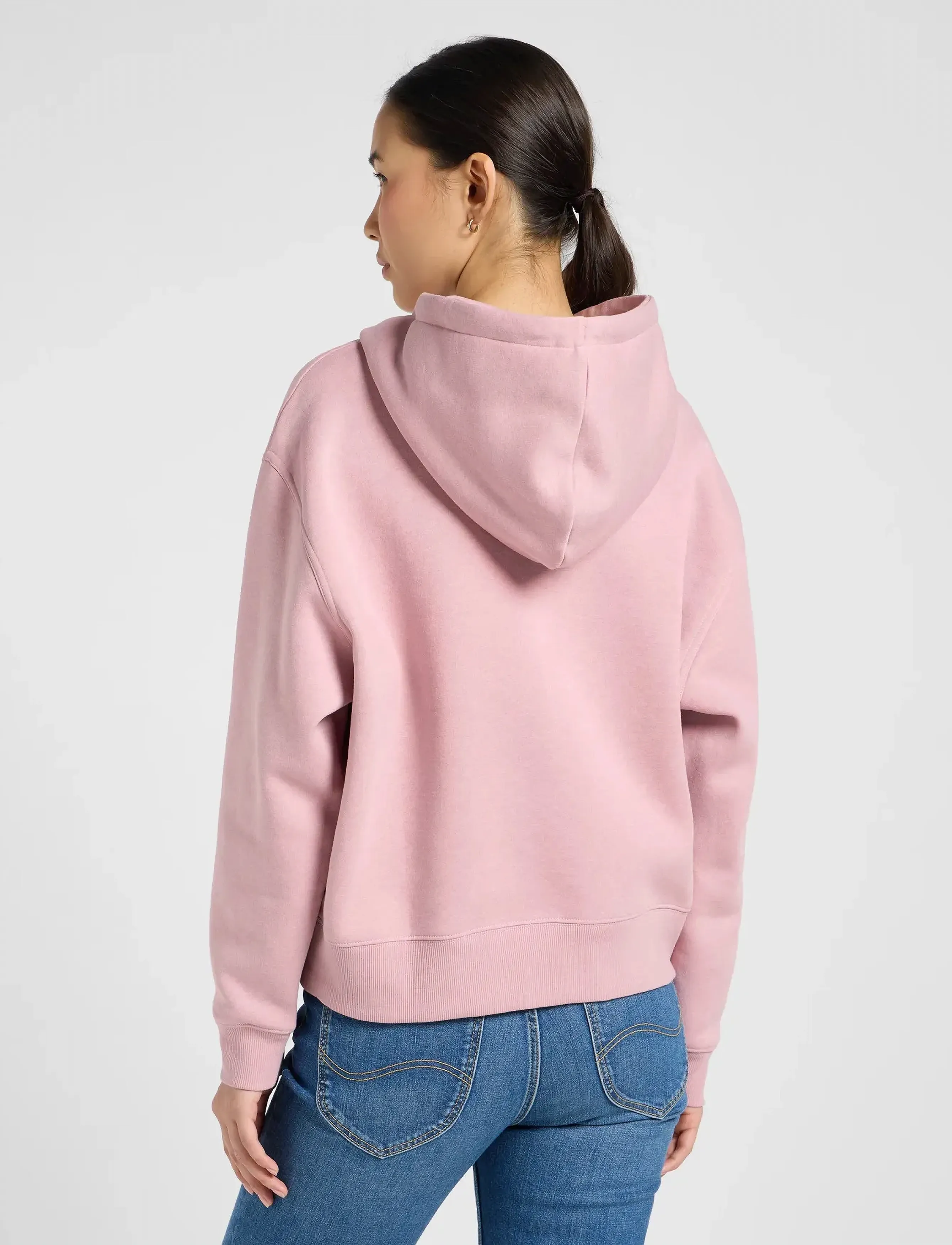 Lee Jeans - LOGO HOODIE - hættetrøjer - pretty plum - 3