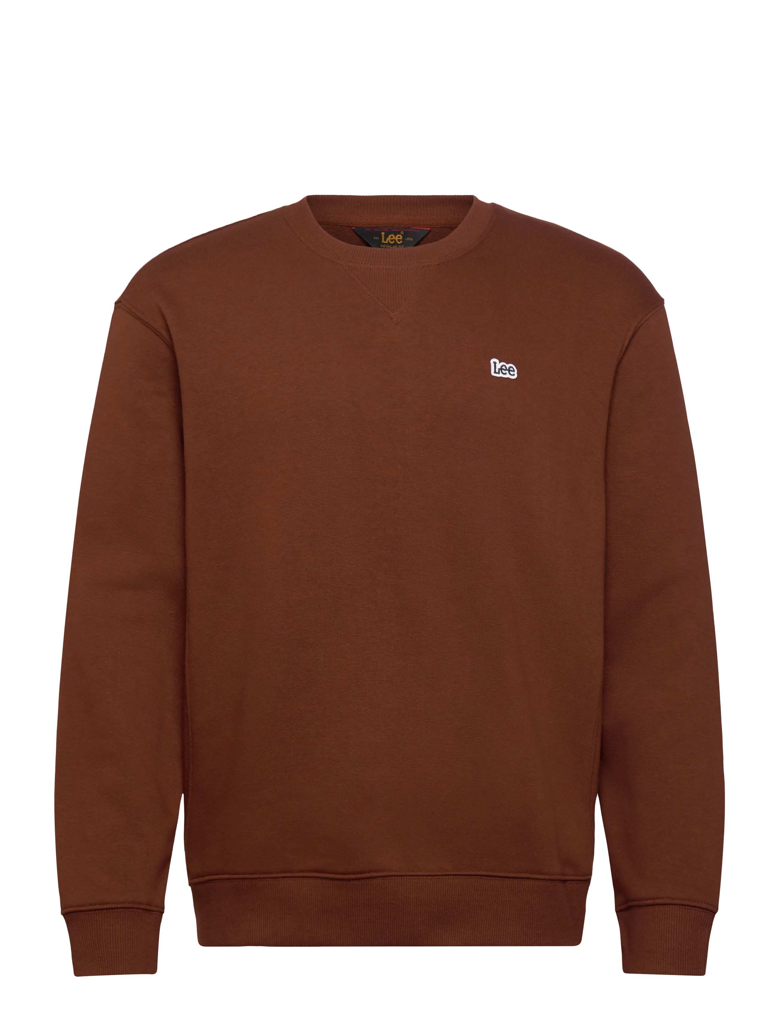 LEE JEANS Patch Crew Sws Braun - S - Herren