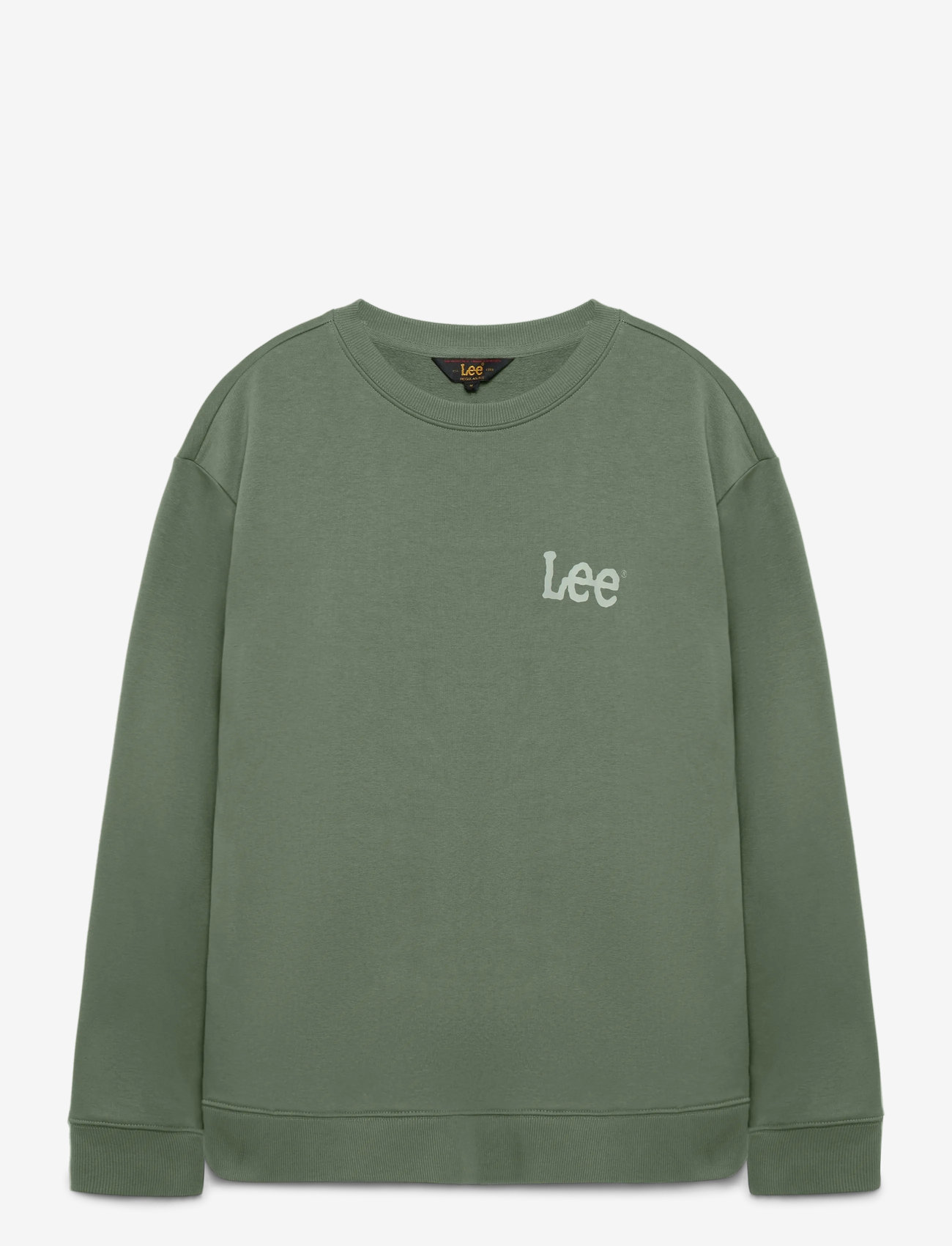 Lee Jeans - WOBBLY LEE SWS - sweatshirts - olive stone - 1