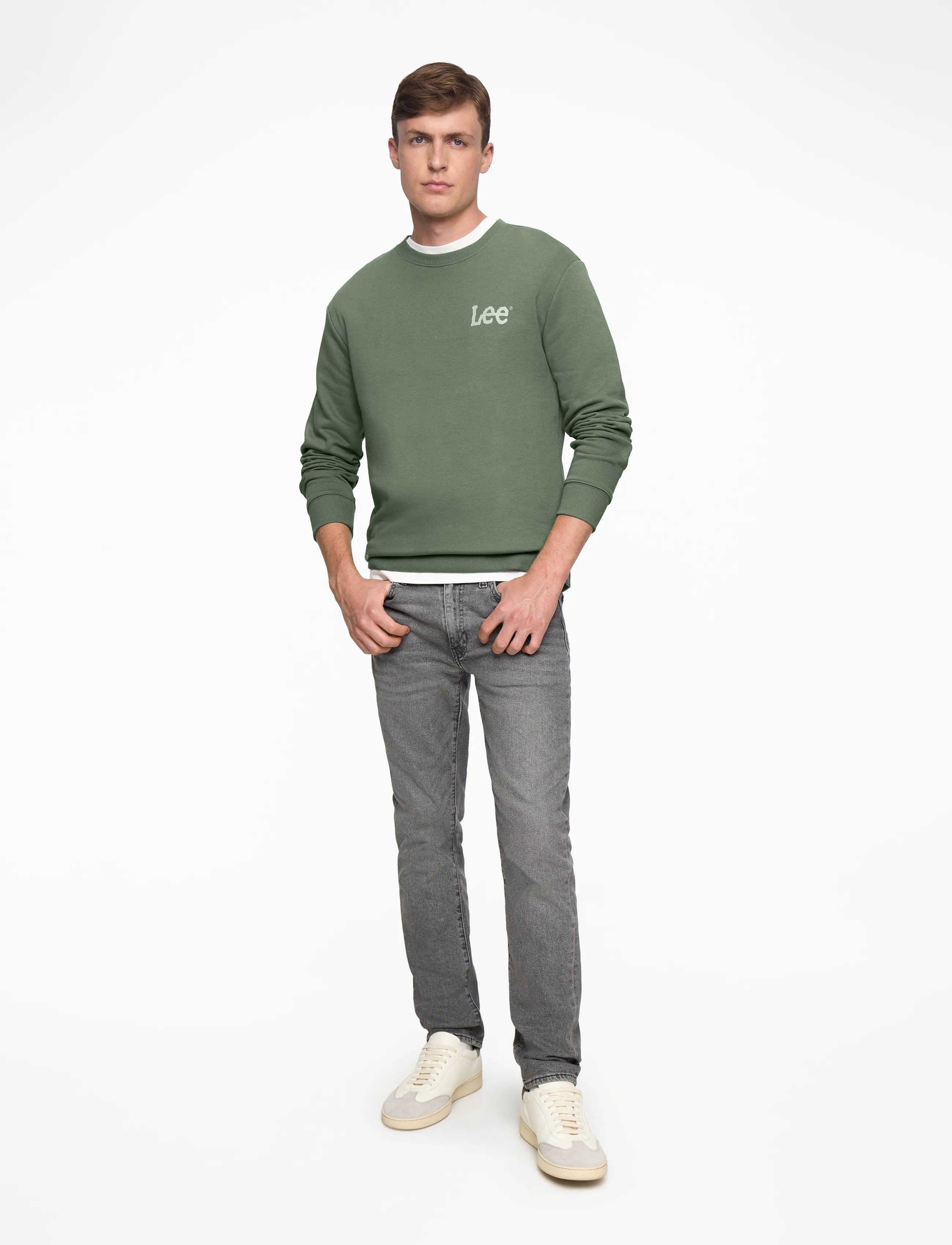 Lee Jeans - WOBBLY LEE SWS - olive stone - 2