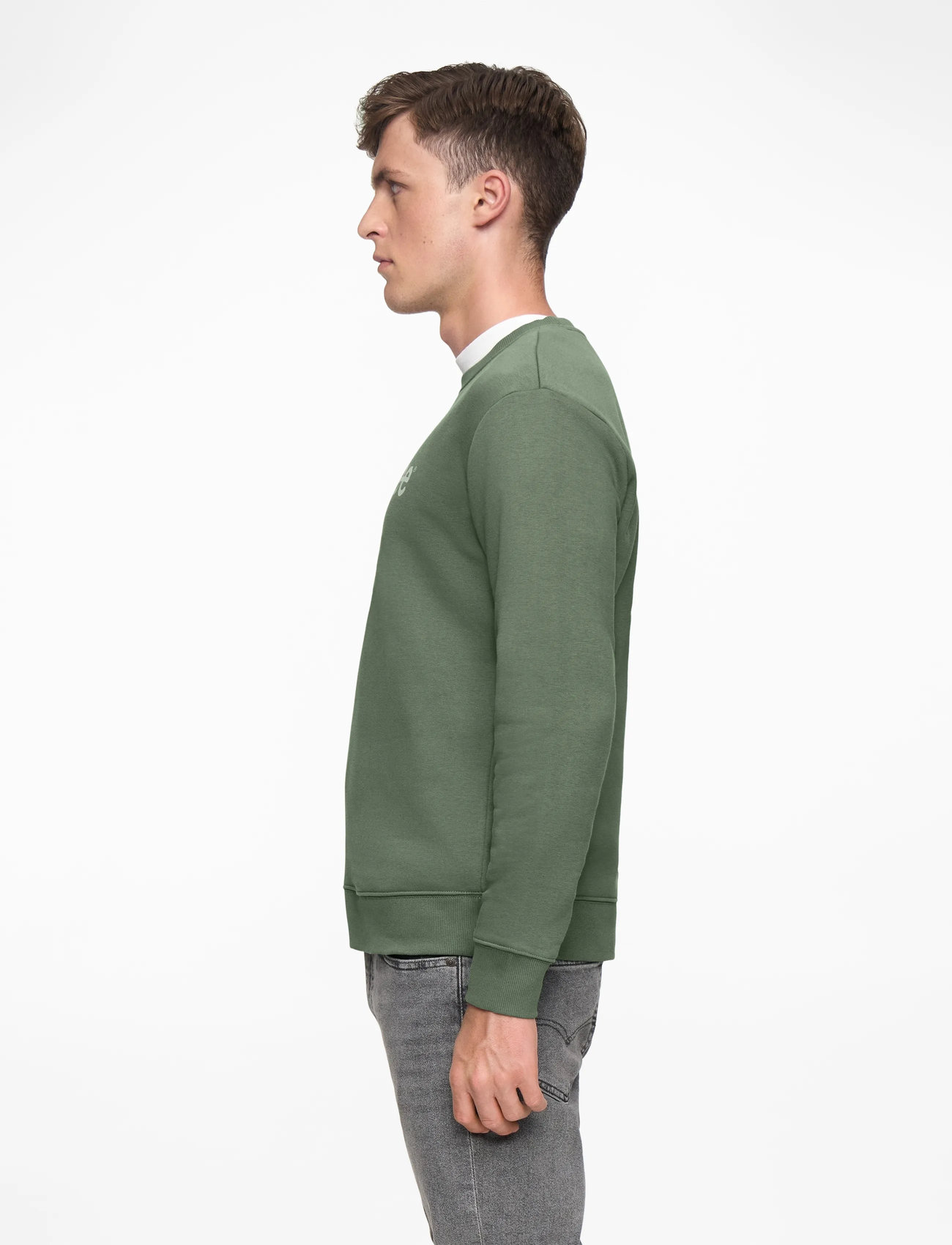 Lee Jeans - WOBBLY LEE SWS - sweatshirts - olive stone - 3