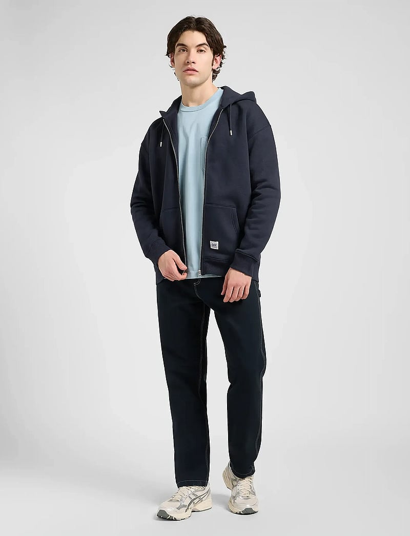 Lee Jeans - WW FULL ZIP HOODIE - hupparit - rebel navy - 3