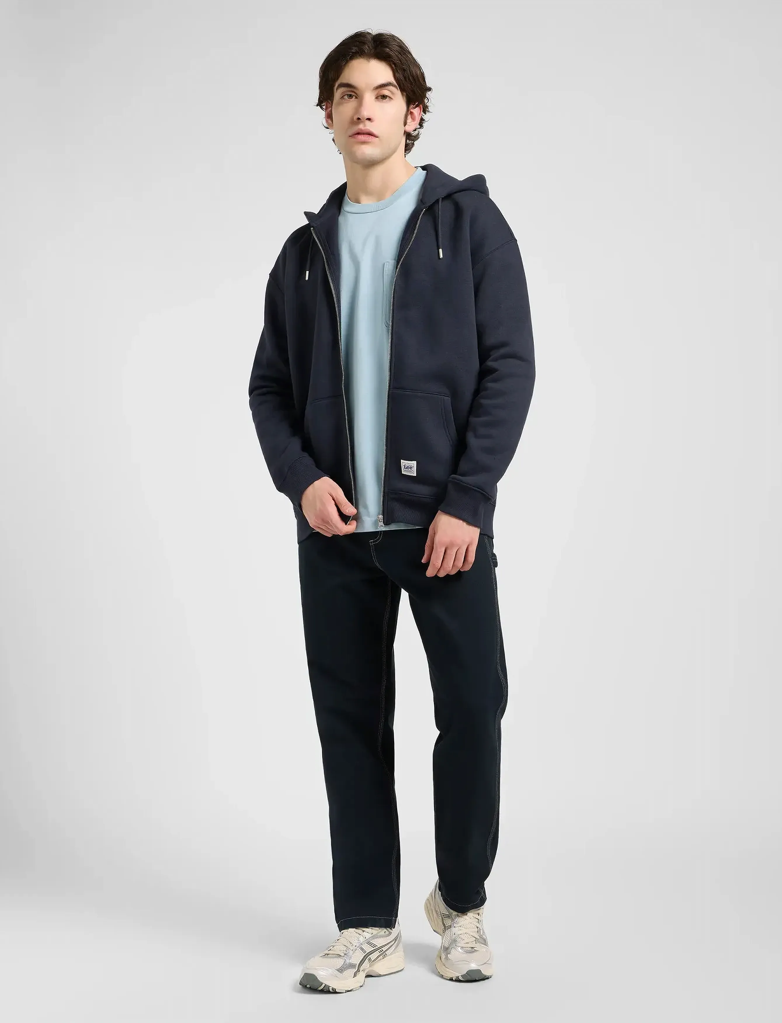 Lee Jeans - WW FULL ZIP HOODIE - rebel navy - 3