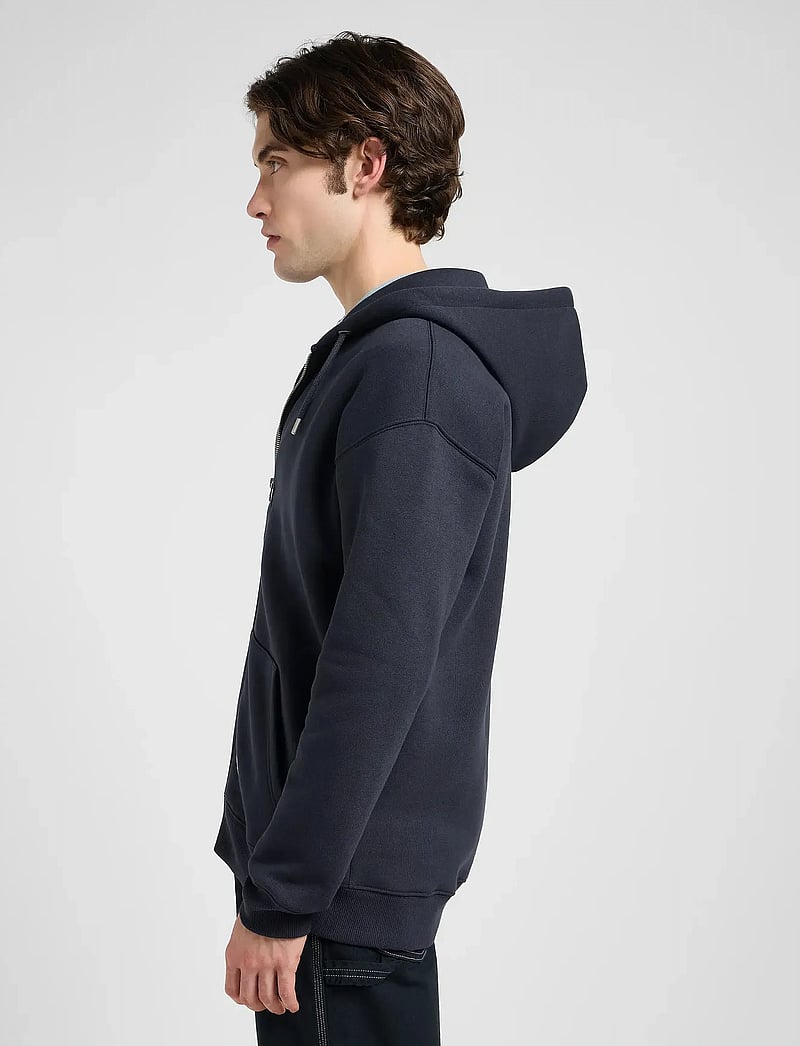 Lee Jeans - WW FULL ZIP HOODIE - hupparit - rebel navy - 4