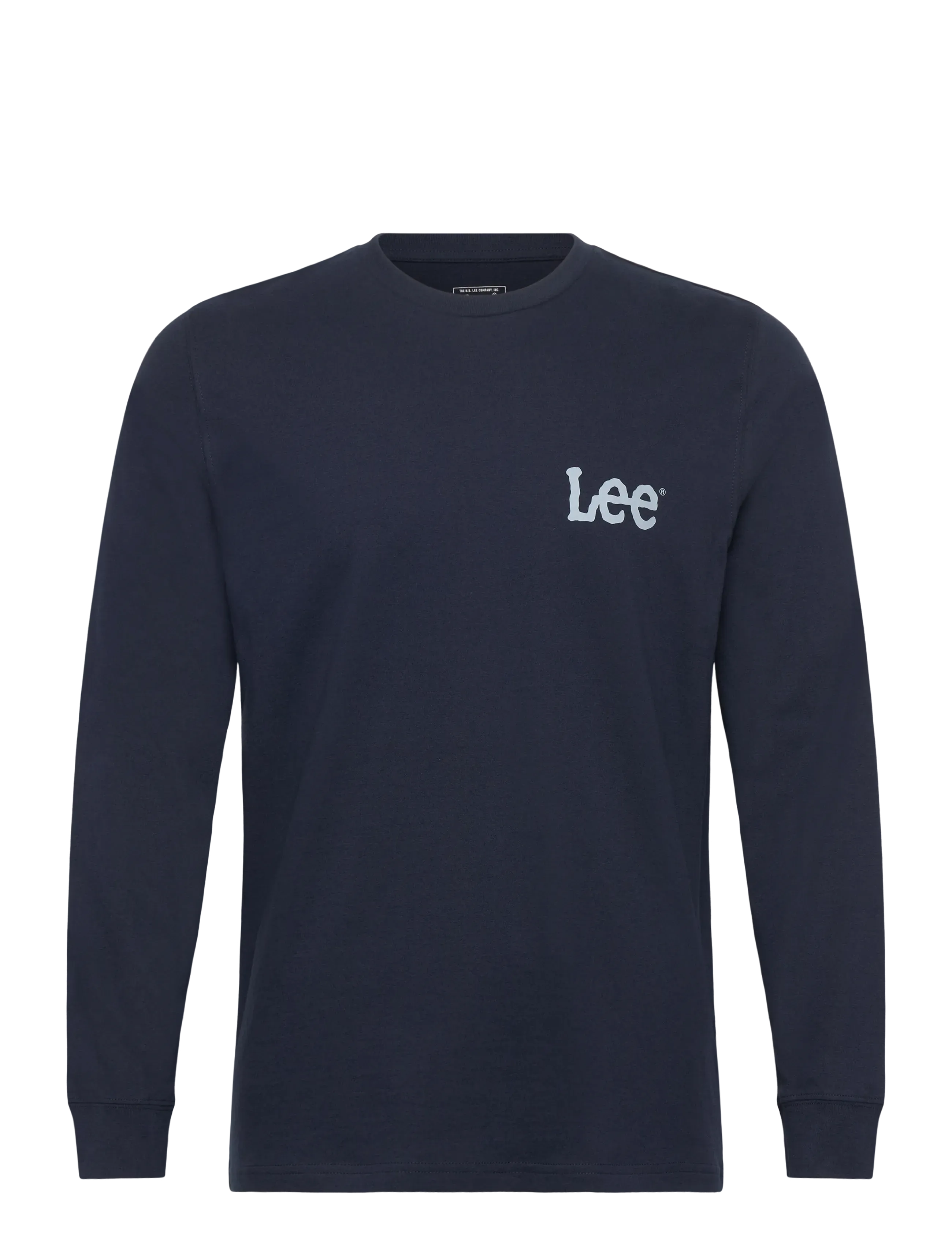 Lee Jeans LS WOBBLY LEE TEE - T-Shirts - RIVET NAVY / navy
