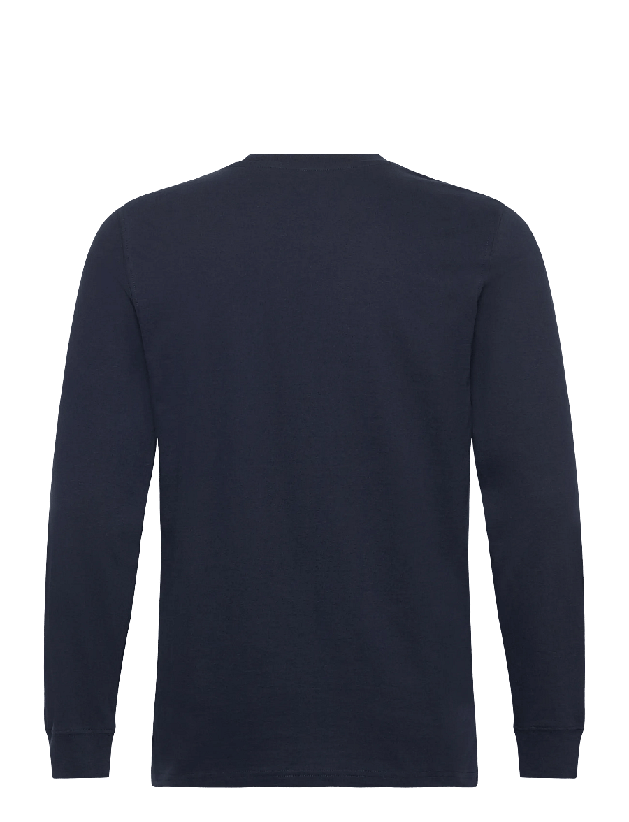 Lee Jeans - LS WOBBLY LEE TEE - langärmelige t-shirts - rivet navy - 2