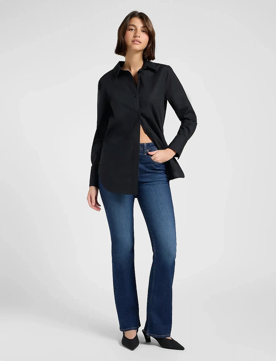 Lee Jeans - BREESE BOOT - Útvíðar gallabuxur - fervent blue - 3