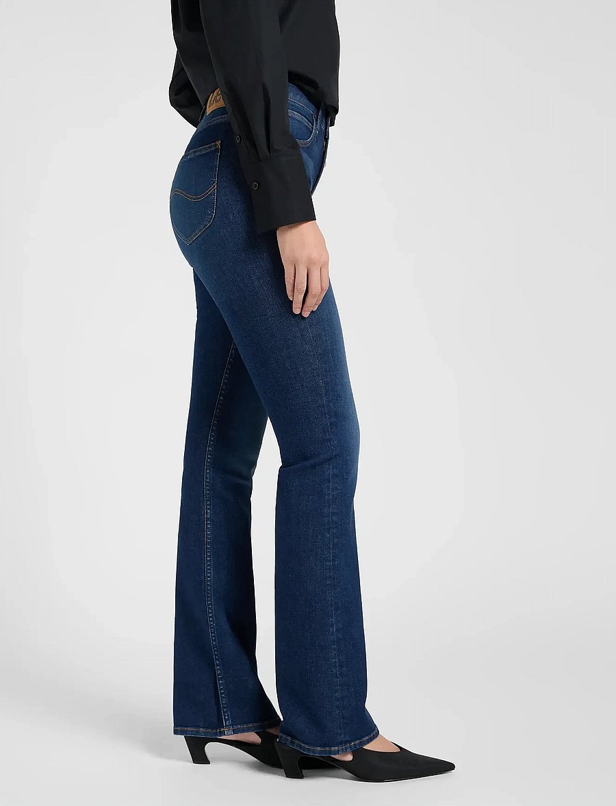 Lee Jeans - BREESE BOOT - alt eriti laia säärega teksad - fervent blue - 4