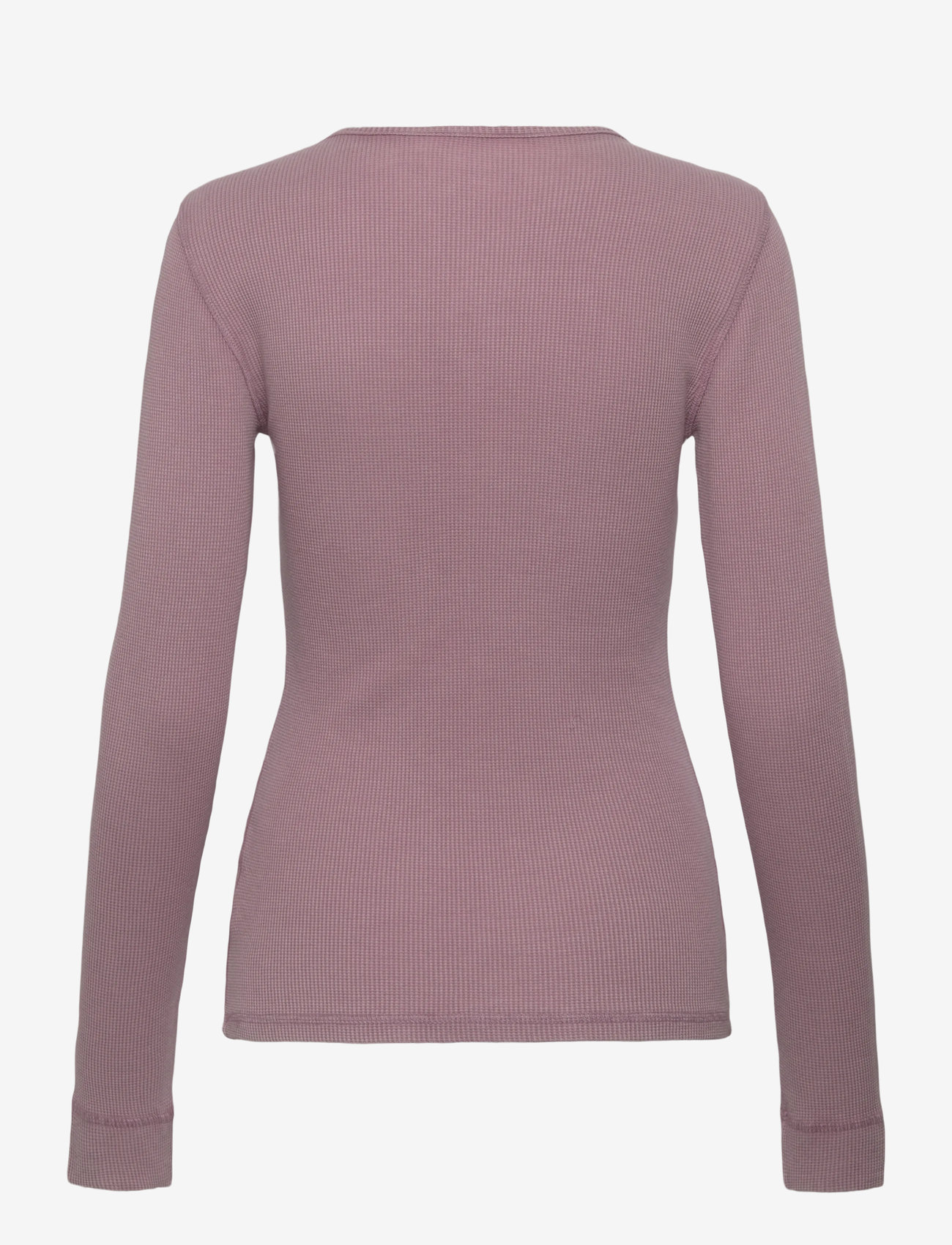 Lee Jeans - WASHED WAFFLE HENLEY - langærmede skjorter - plumberry - 2