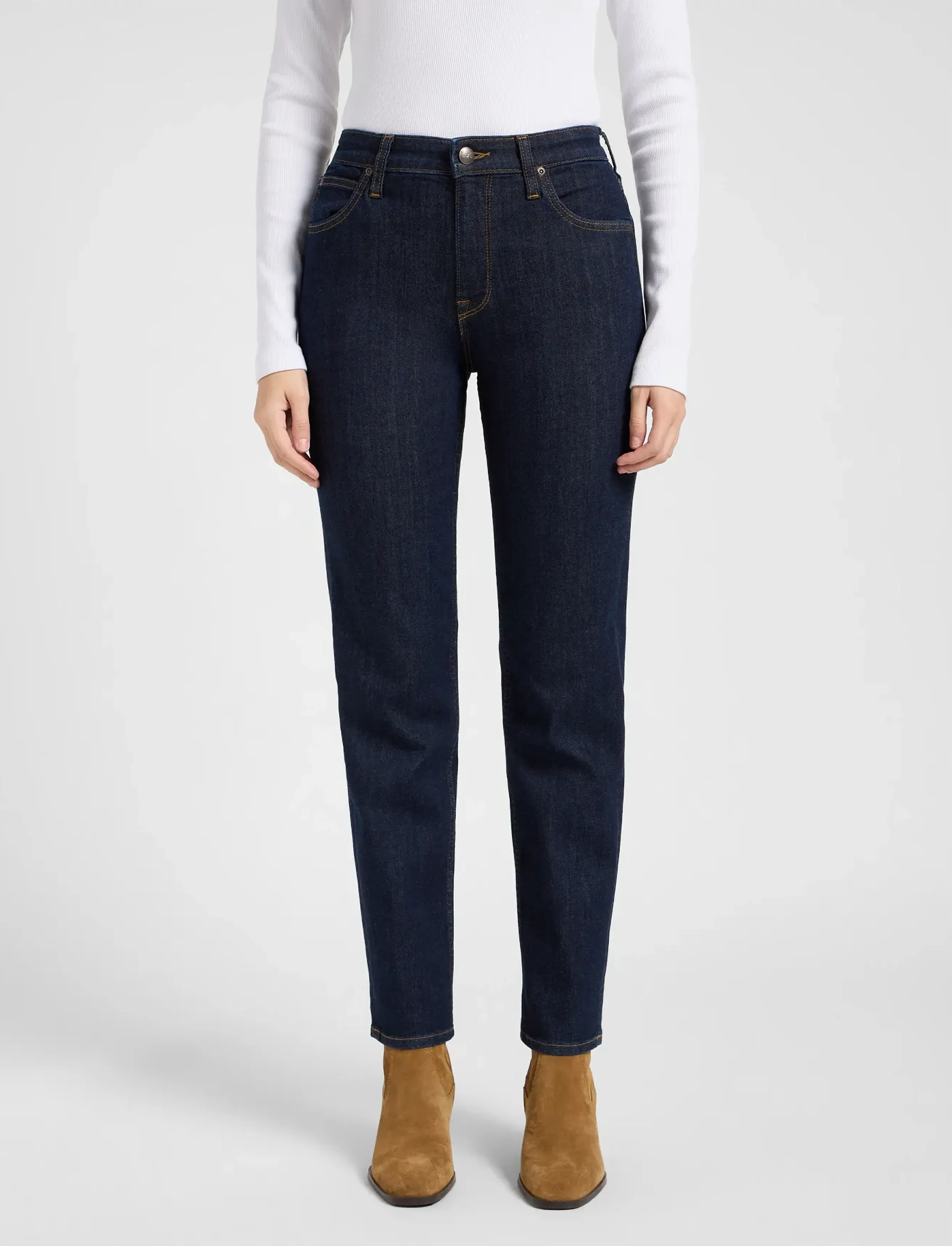 Lee Jeans Carol, 27 x 31, Jeans, Marineblau - Slim, Frauen