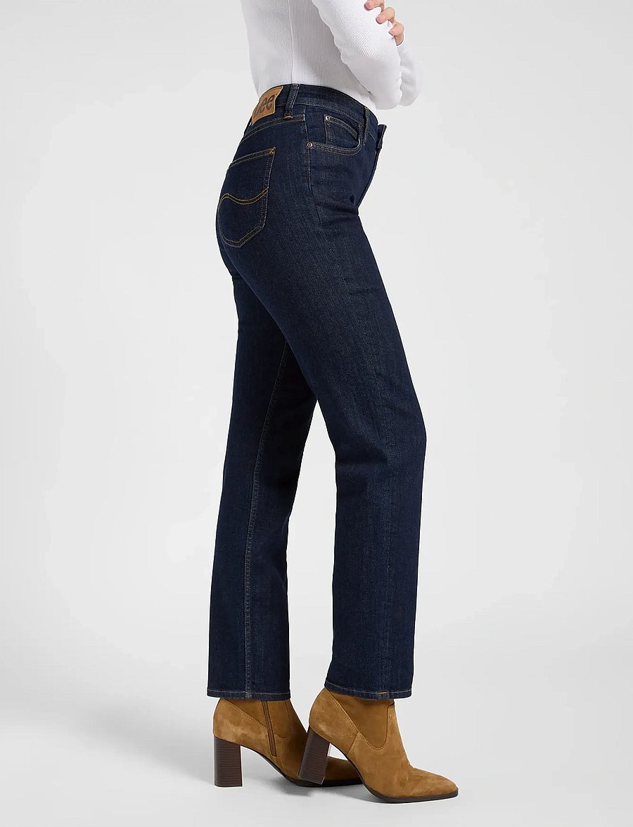 Lee Jeans - CAROL - tiesaus kirpimo džinsai - deepest space - 5