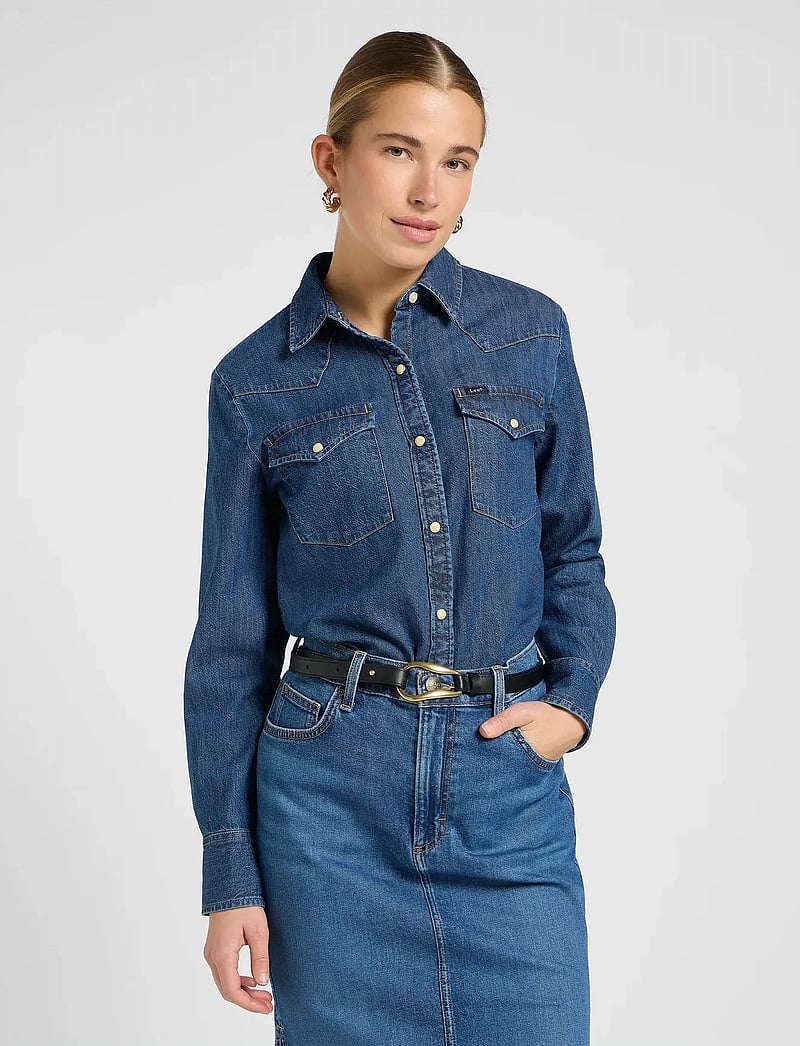 Lee Jeans - LOOP BELT - casual gürtel - black - 2