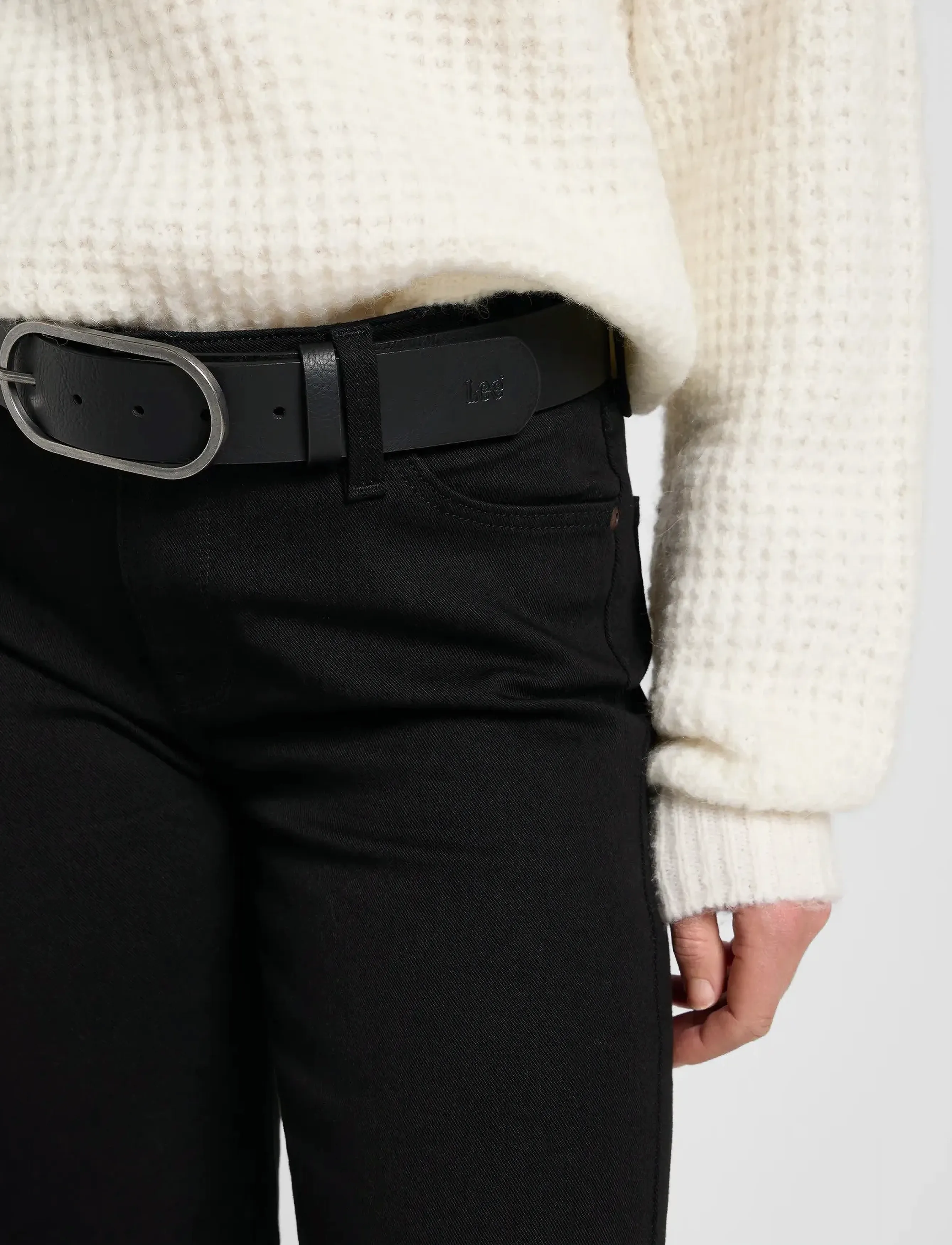 Lee Jeans - LADY LEE BELT - laveste priser - black - 5