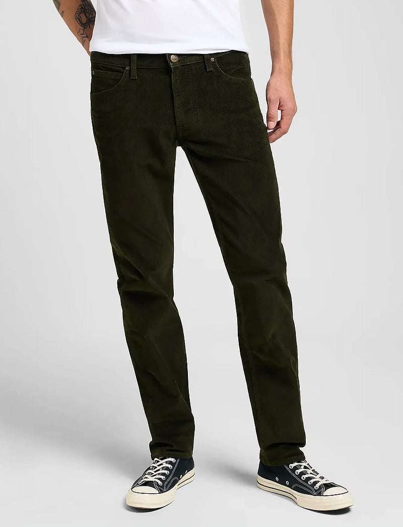 Lee Jeans - DAREN ZIP FLY - regular jeans - olive night - 0