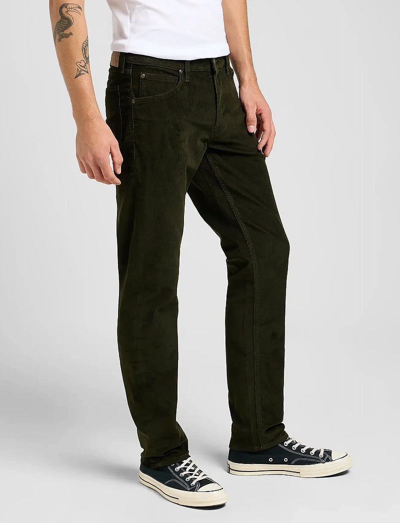 Lee Jeans - DAREN ZIP FLY - regular jeans - olive night - 4