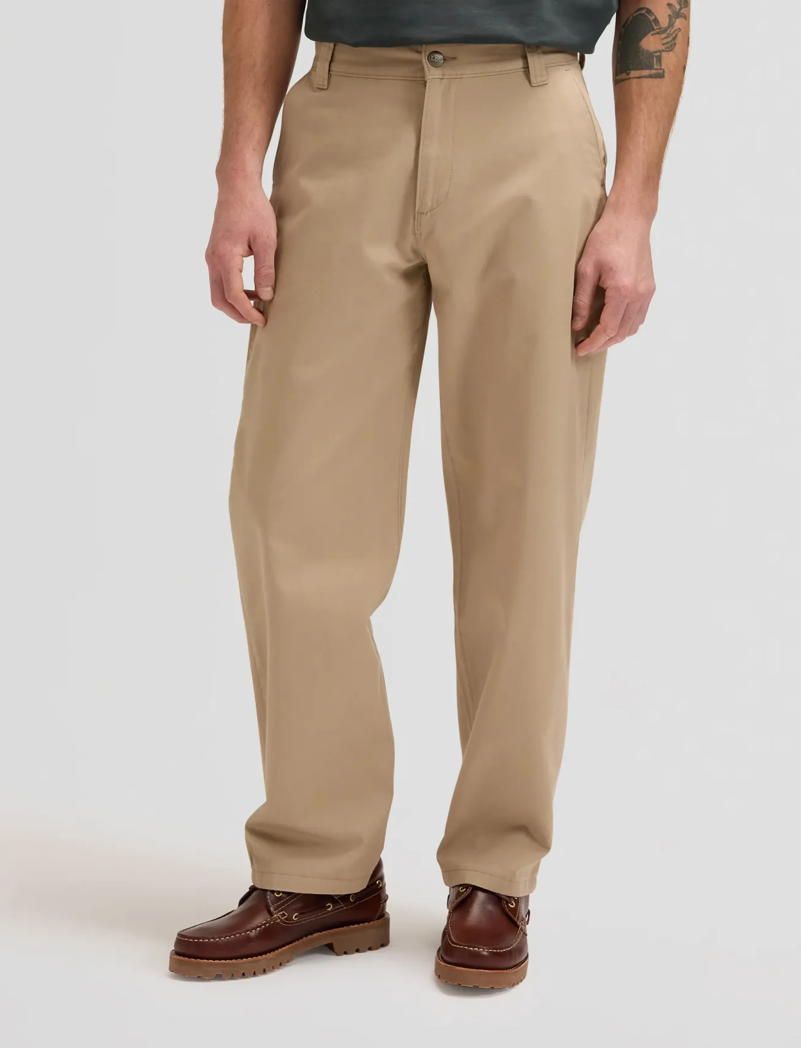 Lee Jeans LOOSE WORKWEAR CHINO - Nyheter - PERFECT KHAKI / beige