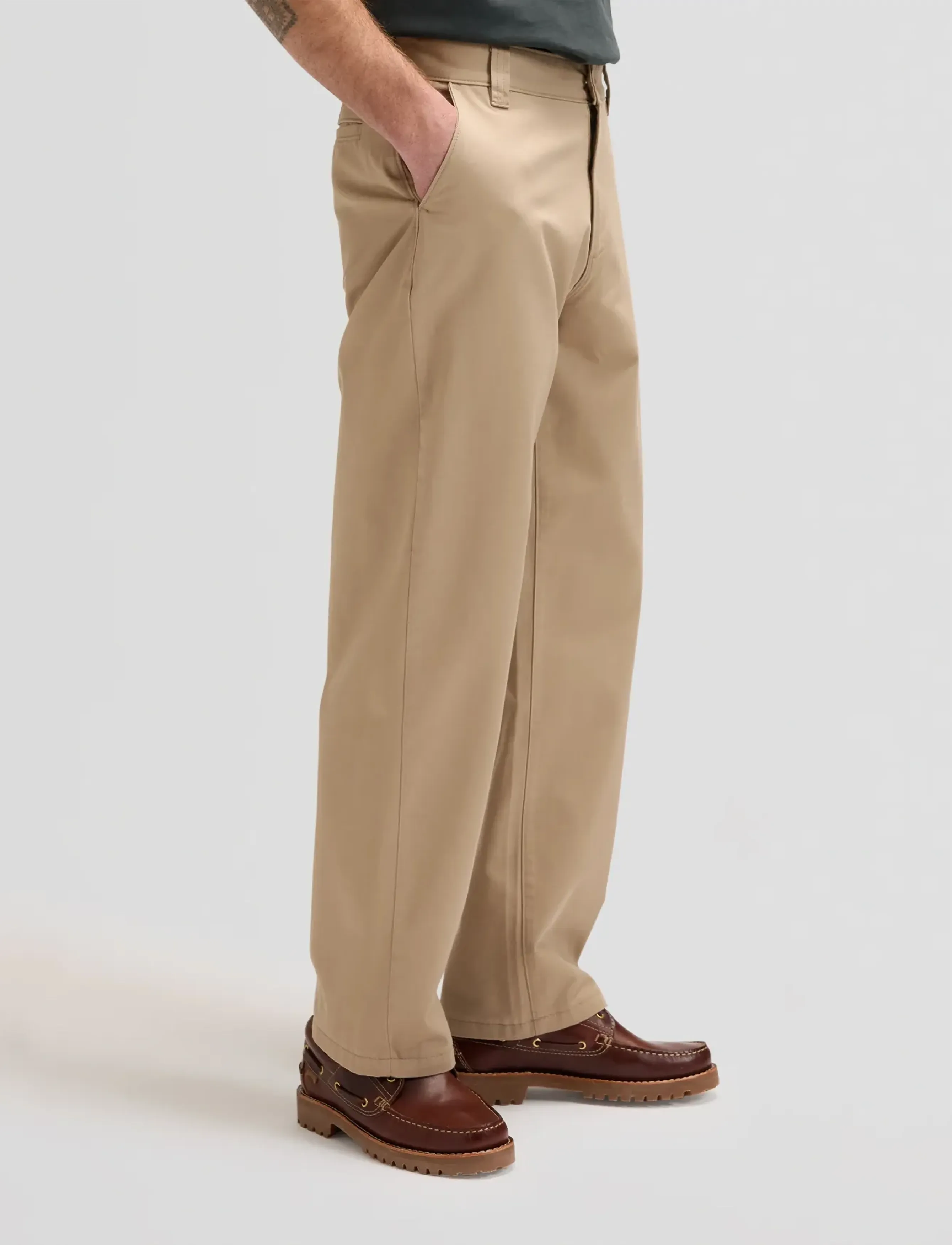 Lee Jeans - LOOSE WORKWEAR CHINO - chinos - perfect khaki - 5