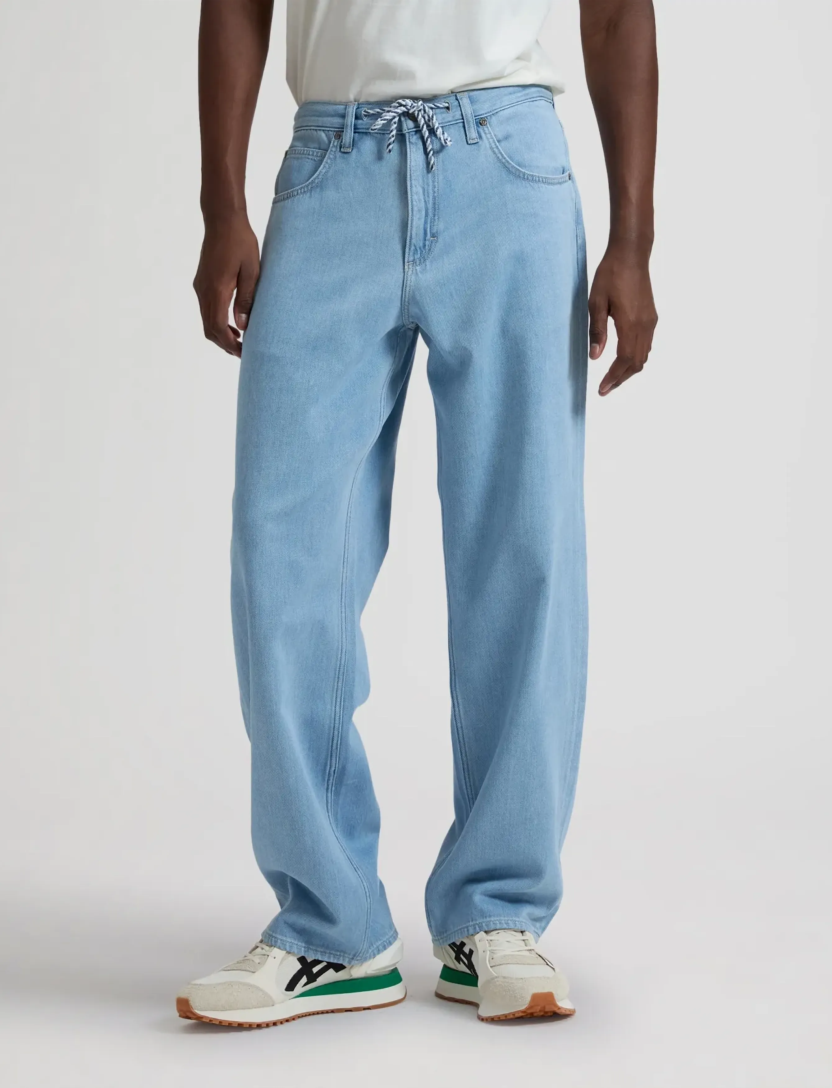 Lee Jeans HENRY DRAWSTRING - Teksad - LIGHT STONE / blue