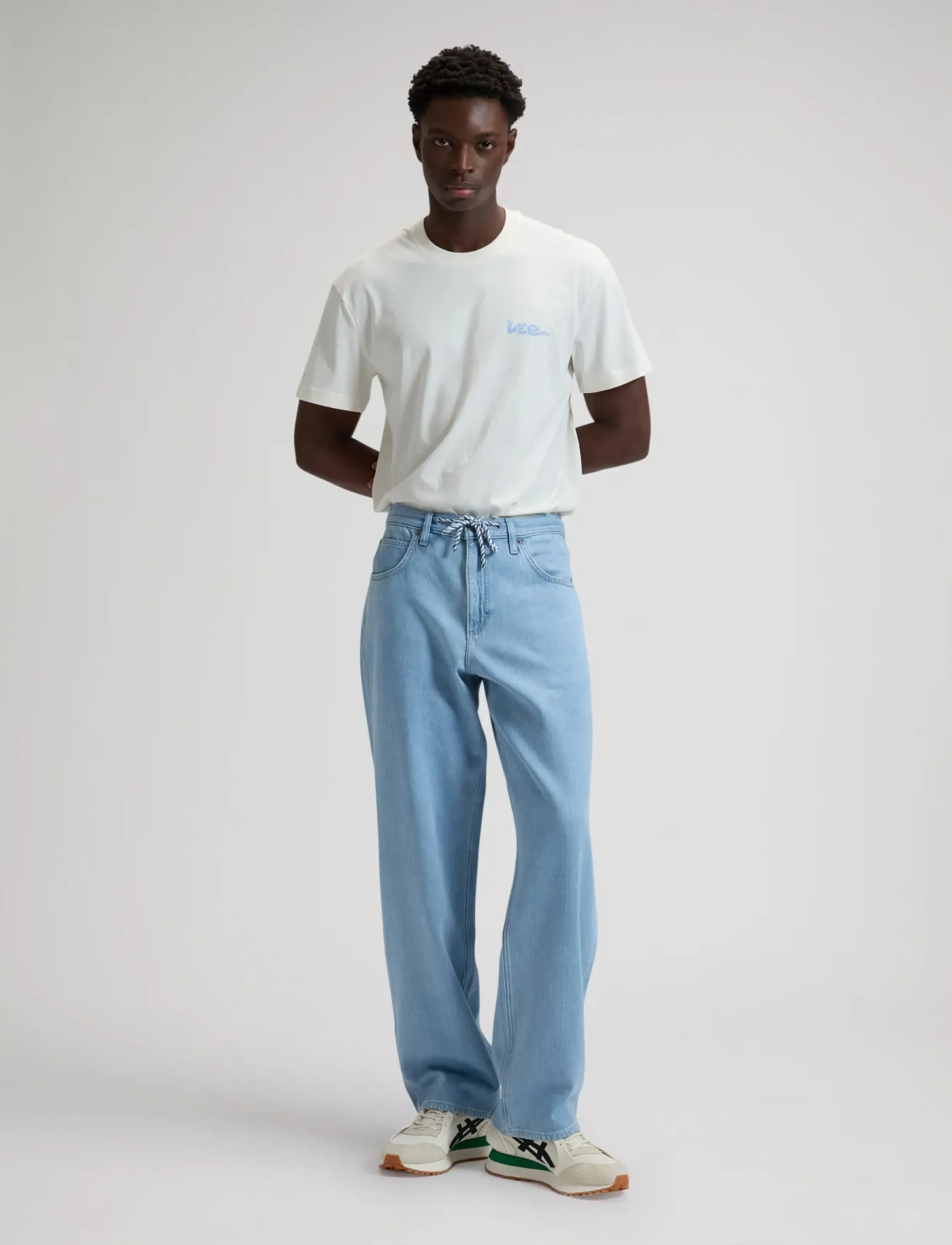 Lee Jeans - HENRY DRAWSTRING - hosen & jeans - light stone - 3