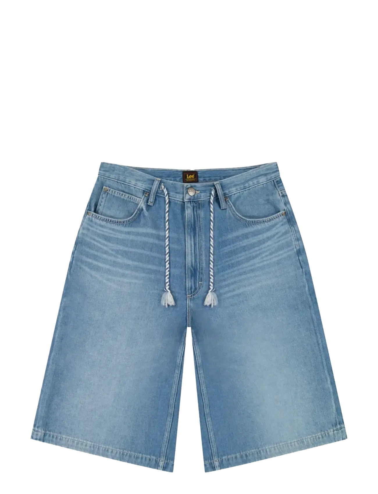 Lee Jeans JORT WITH DRAWSTRING - Shorts - MID STONE / blue