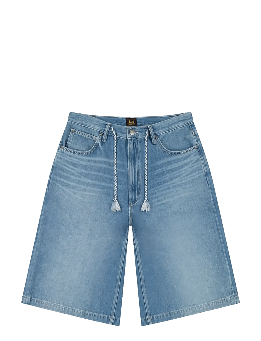 Lee Jeans - JORT WITH DRAWSTRING - jorts - mid stone - 1