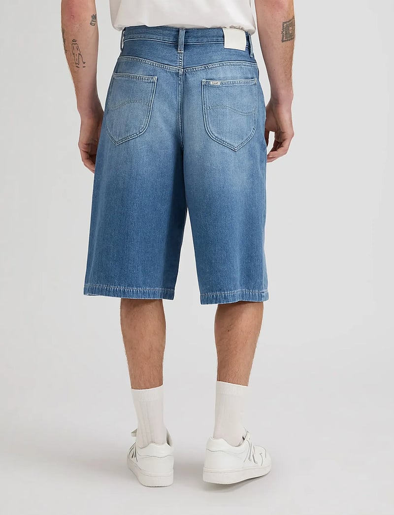 Lee Jeans - JORT WITH DRAWSTRING - short en jean - mid stone - 2