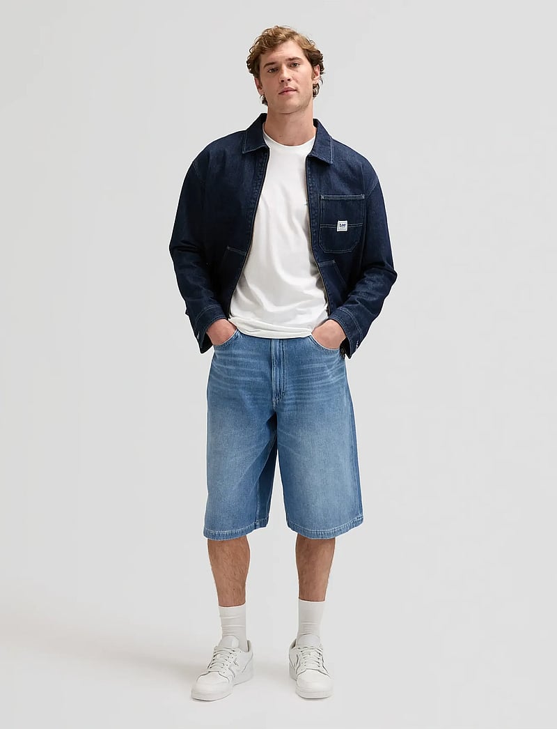 Lee Jeans - JORT WITH DRAWSTRING - short en jean - mid stone - 3