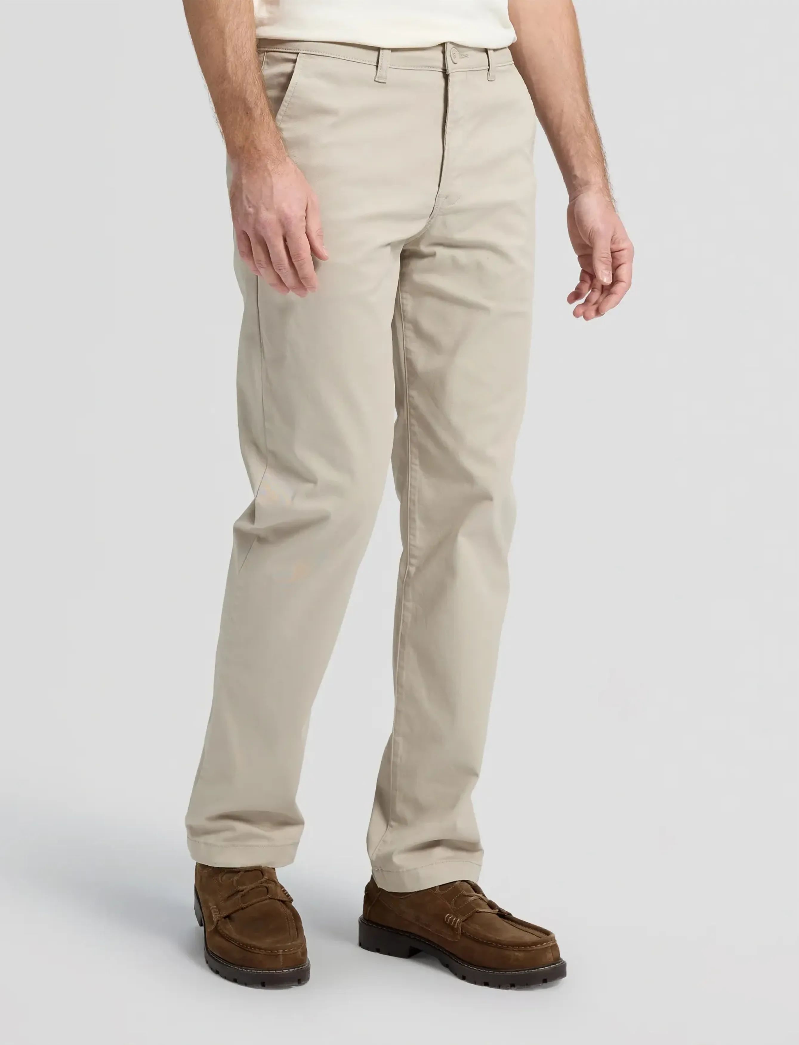 Lee Jeans REGULAR CHINO - Bukser - CASHMERE / beige