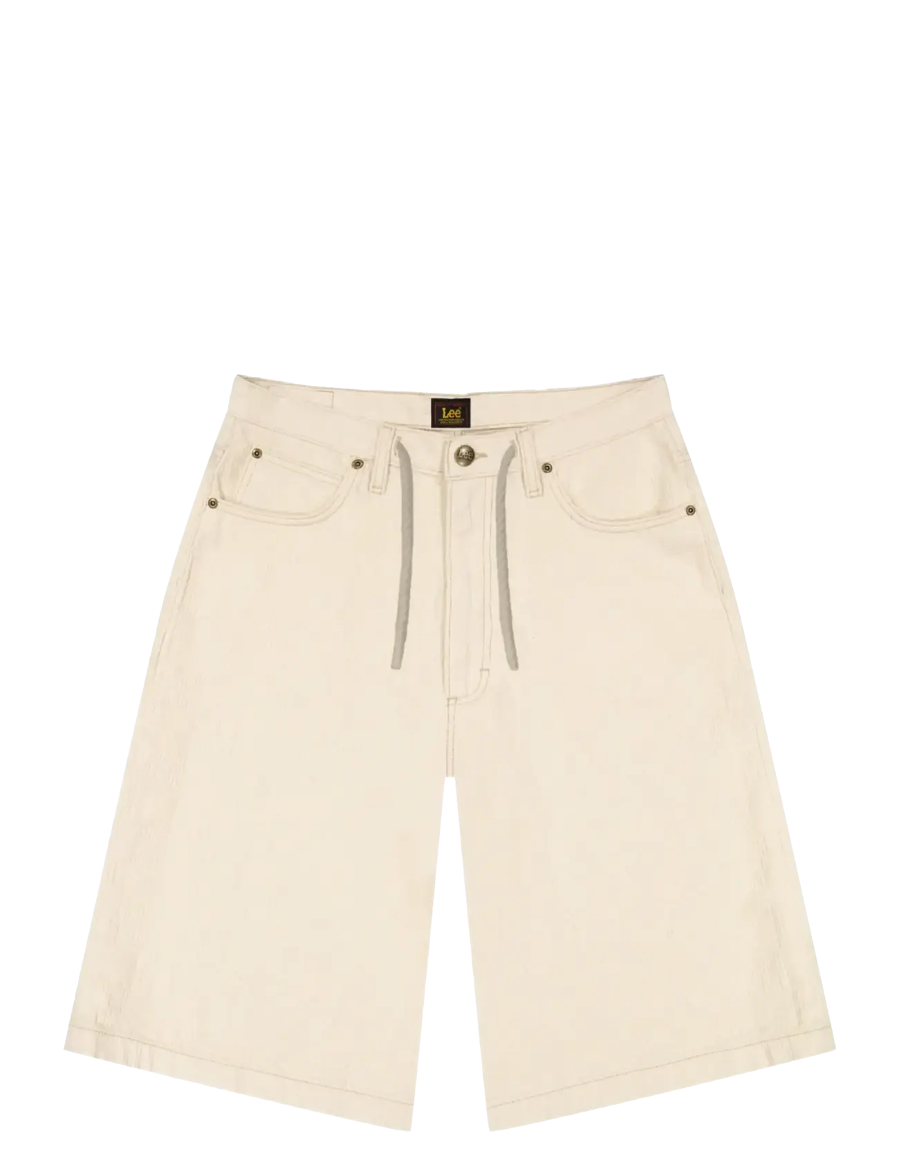 Lee Jeans JORT WITH DRAWSTRING - Shorts - NATURAL GREIGE / cream