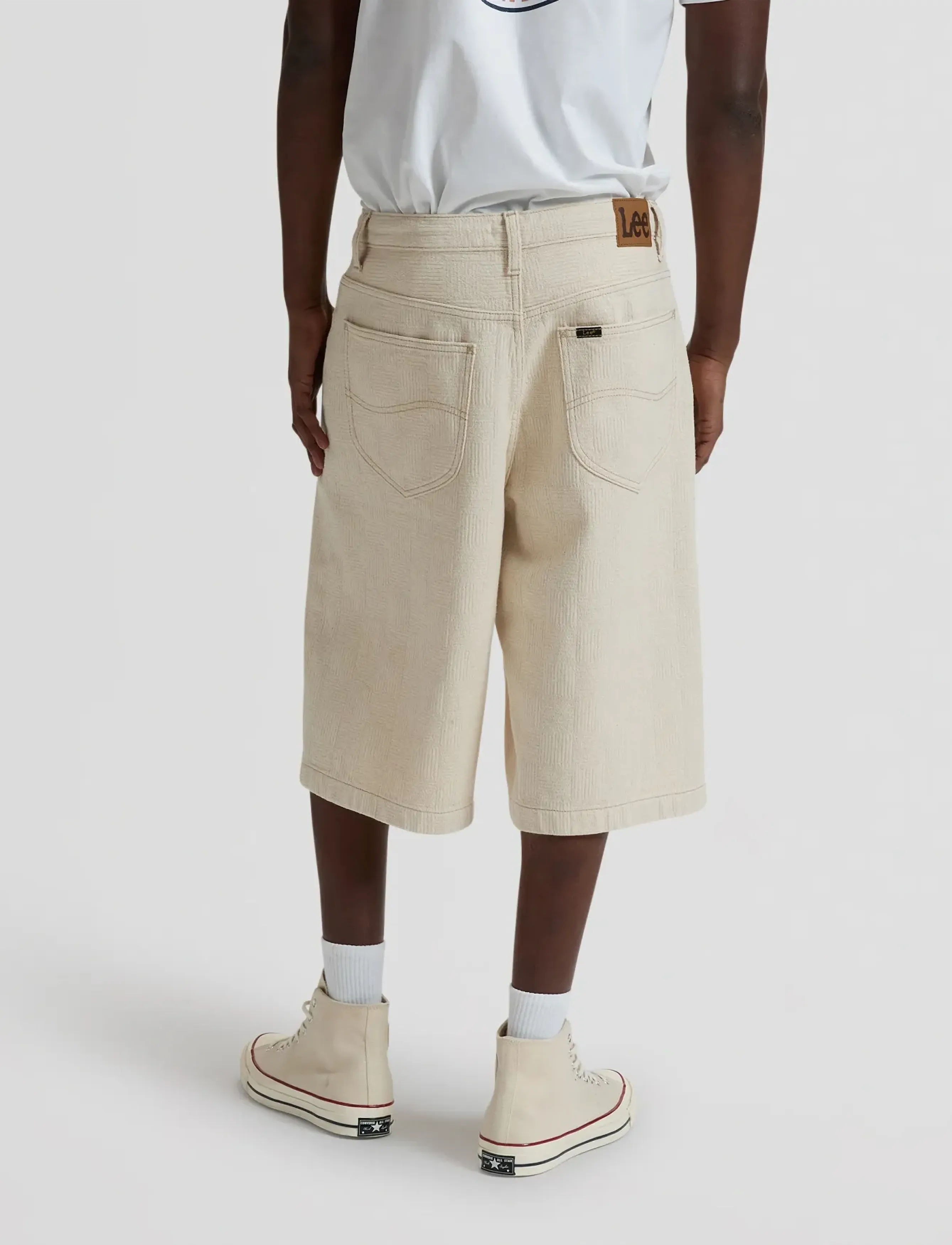 Lee Jeans - JORT WITH DRAWSTRING - män - natural greige - 2
