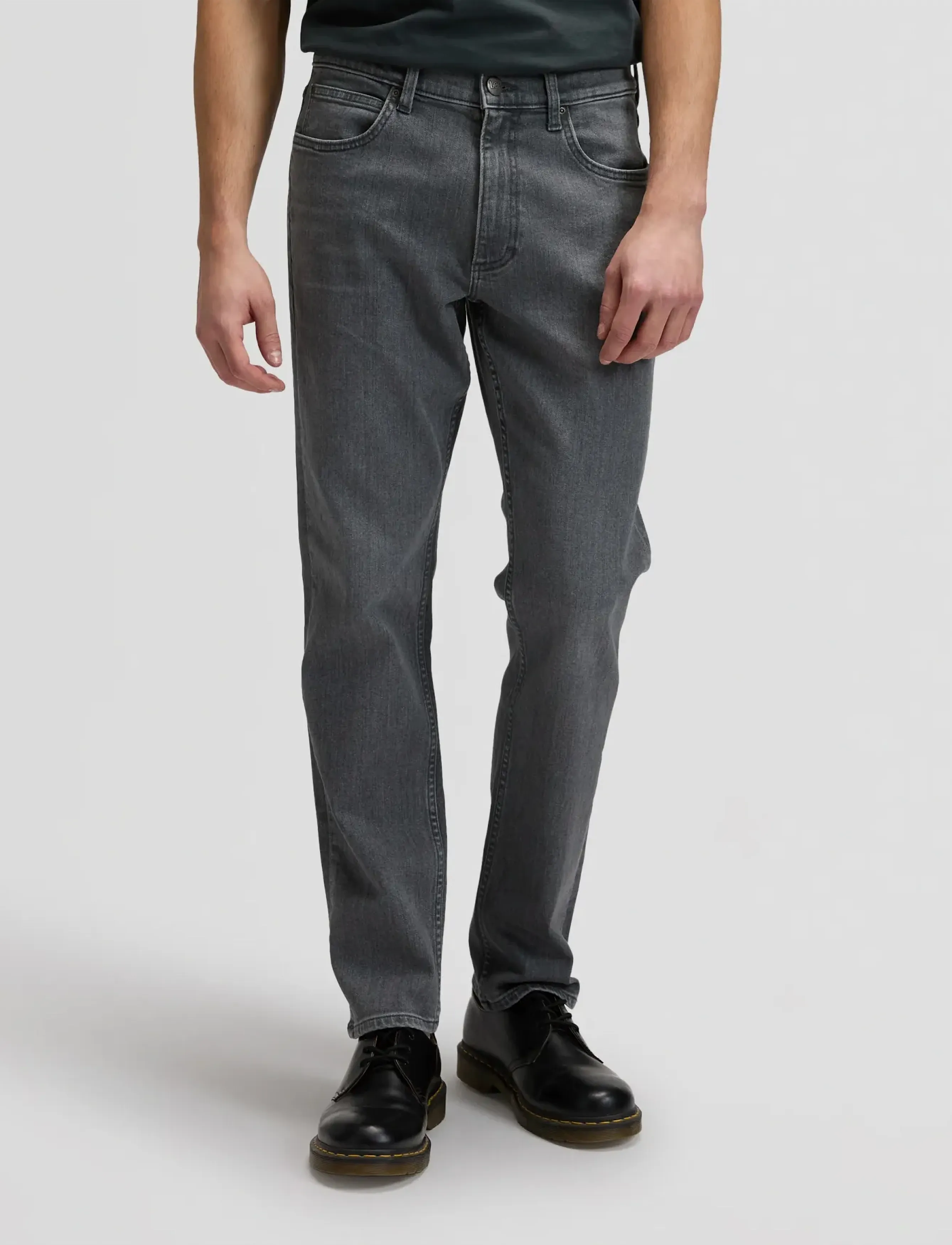 Lee Jeans Daren, Mænd, Straight Leg Jeans, Grå, Str: 30 x 32