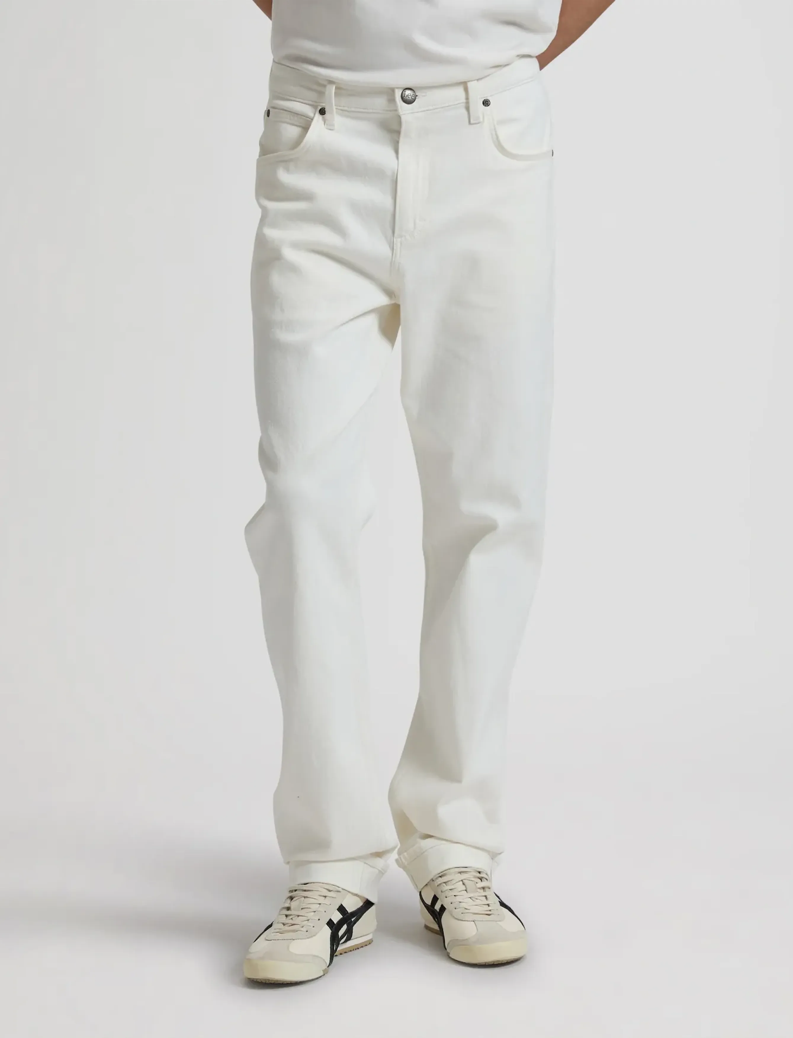 Lee Jeans Haden, 31 x 32, Cream, Jeans > Almindelige, Herre