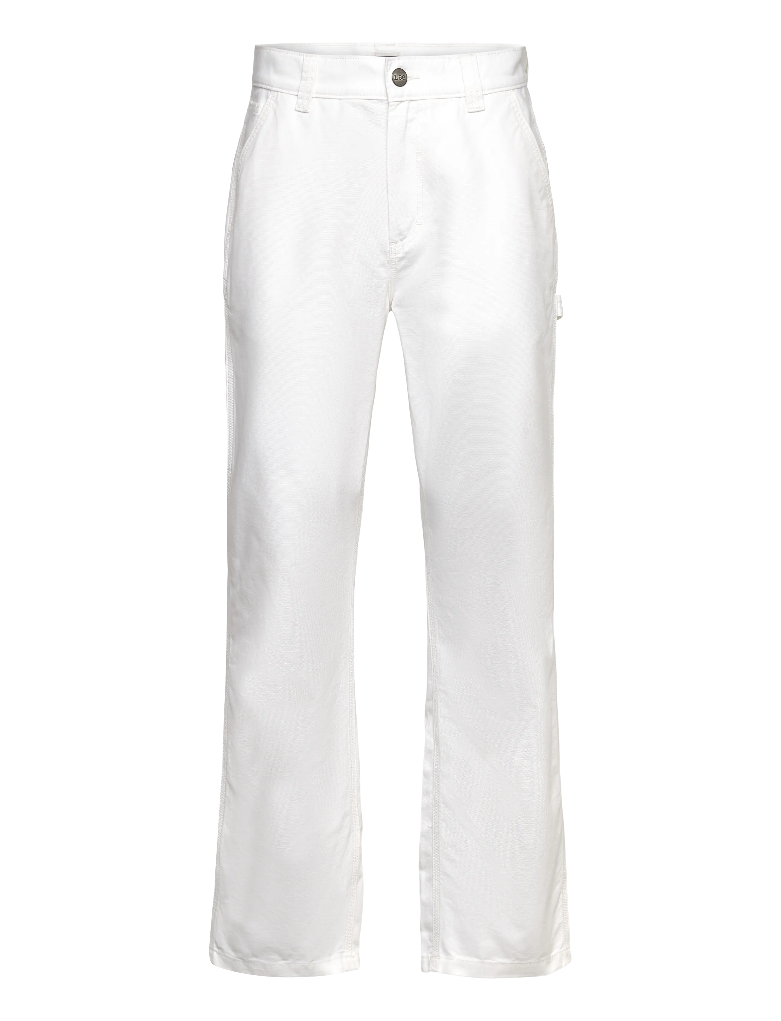 Lee Jeans WORKWEAR CARPENTER - Trousers - BRIGHT WHITE / white