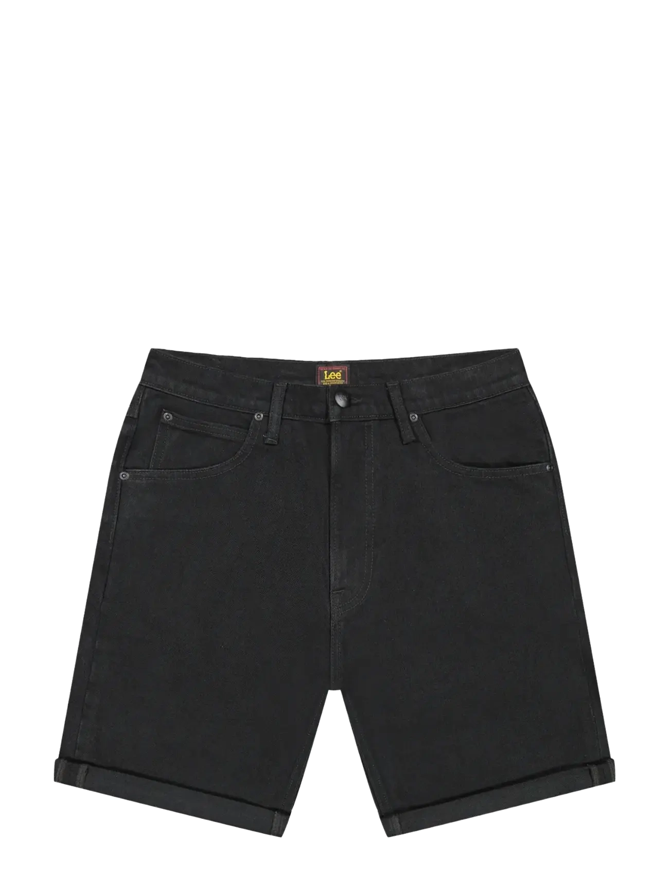 Lee Jeans 5 POCKET SHORT - Shorts - CLEAN BLACK / black