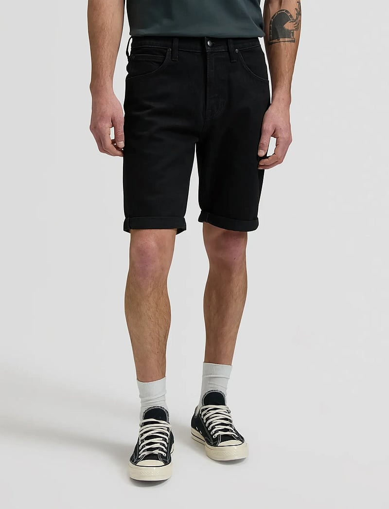 Lee Jeans - 5 POCKET SHORT - casual shorts - clean black - 0