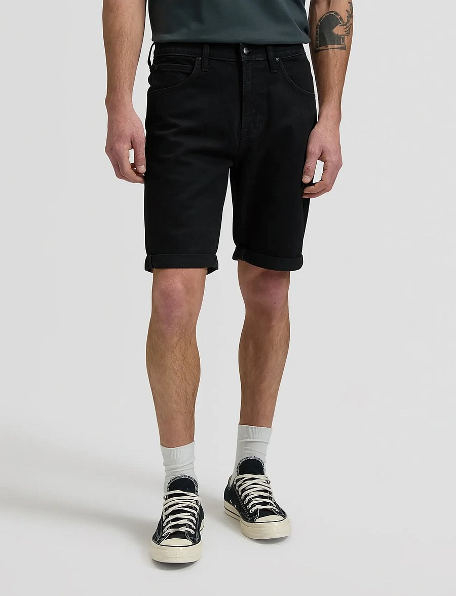 Lee Jeans - 5 POCKET SHORT - casual shorts - clean black - 0