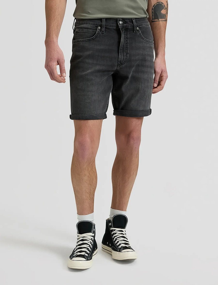 Lee Jeans - RIDER SHORT - lühikesed vabaajapüksid - anthracite - 0